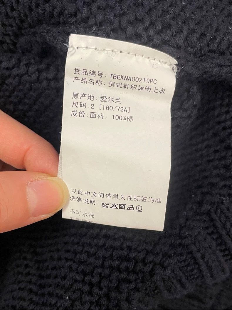 Thom Browne Thom browne Dark blue four-striped anchor gold buckle knitt Size US M / EU 48-50 / 2 - 6 Thumbnail