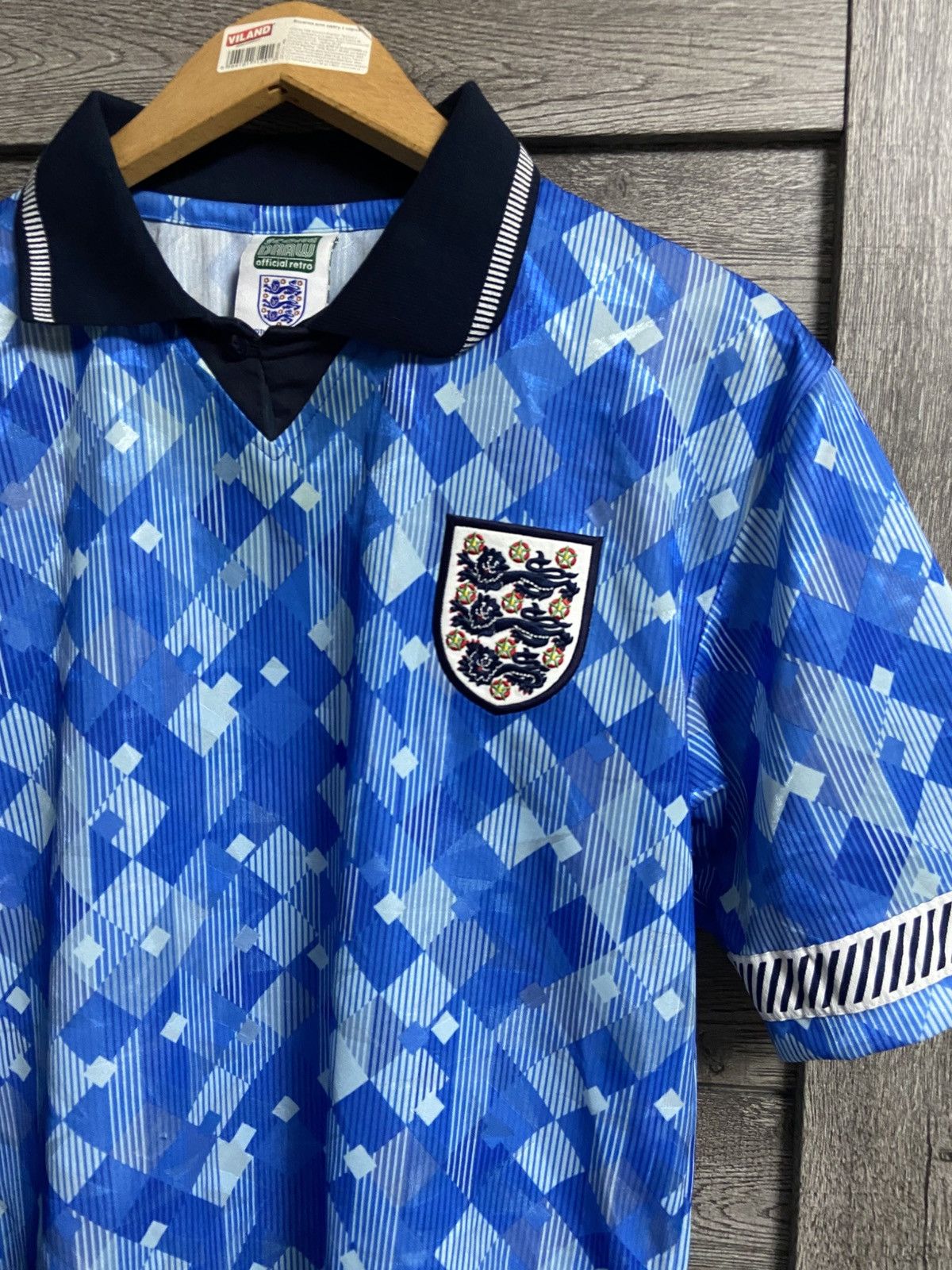Other Score Draw National England 1990/1992 Third Retro Jersey Size US S / EU 44-46 / 1 - 2 Thumbnail