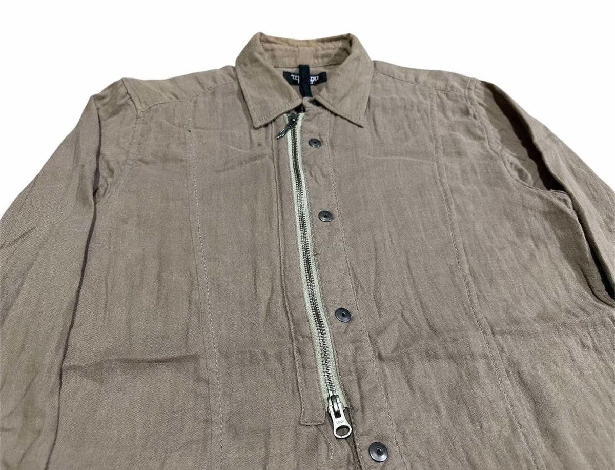If Six Was Nine × Japanese Brand × Tornado Mart 🔥Y2K Archived Tornado Mart Half Zip Shirt Snap Buttons Size US M / EU 48-50 / 2 - 5 Thumbnail