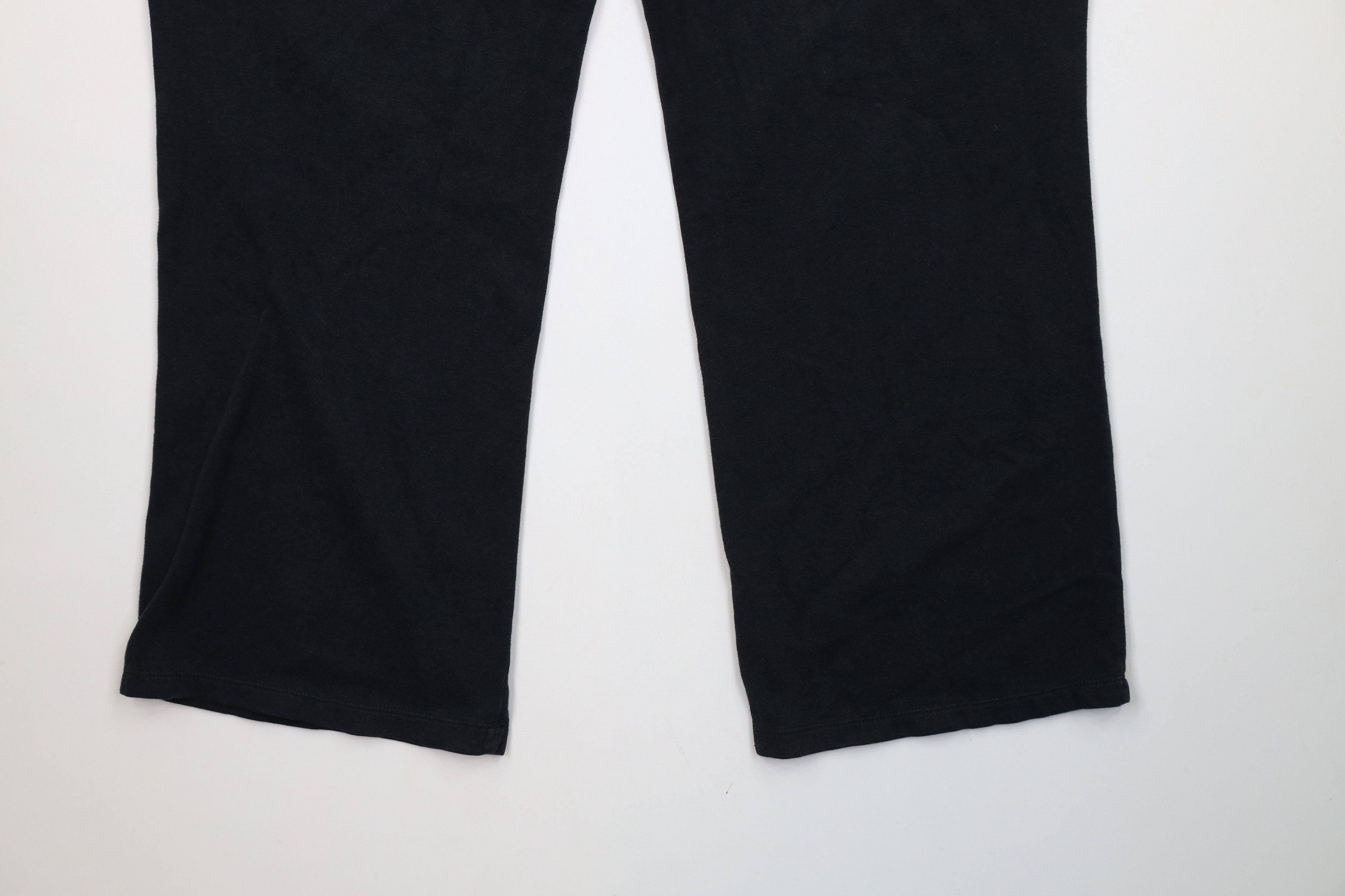 Nike × Vintage Vintage Y2K Nike Scott Mini Swoosh Wide Leg Sweatpants Black Size 42" / US 20 - 11 Thumbnail
