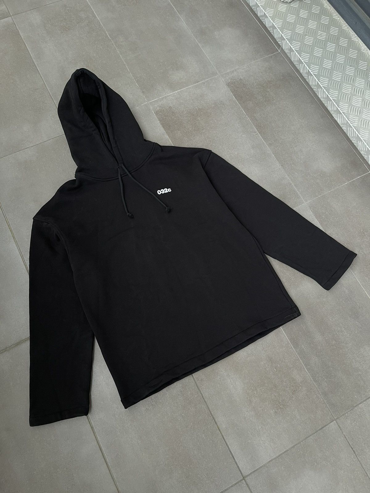 032c SS23 032C "Content" Maxi Black Hoodie Size US M / EU 48-50 / 2 - 8 Thumbnail