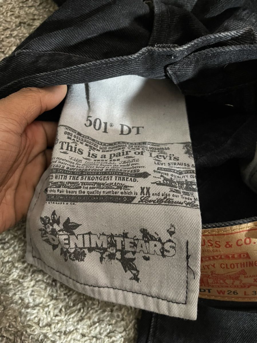DENIM TEARS Denim Tears Mono Cotton Black denim Size US 26 / EU 42 - 5 Thumbnail
