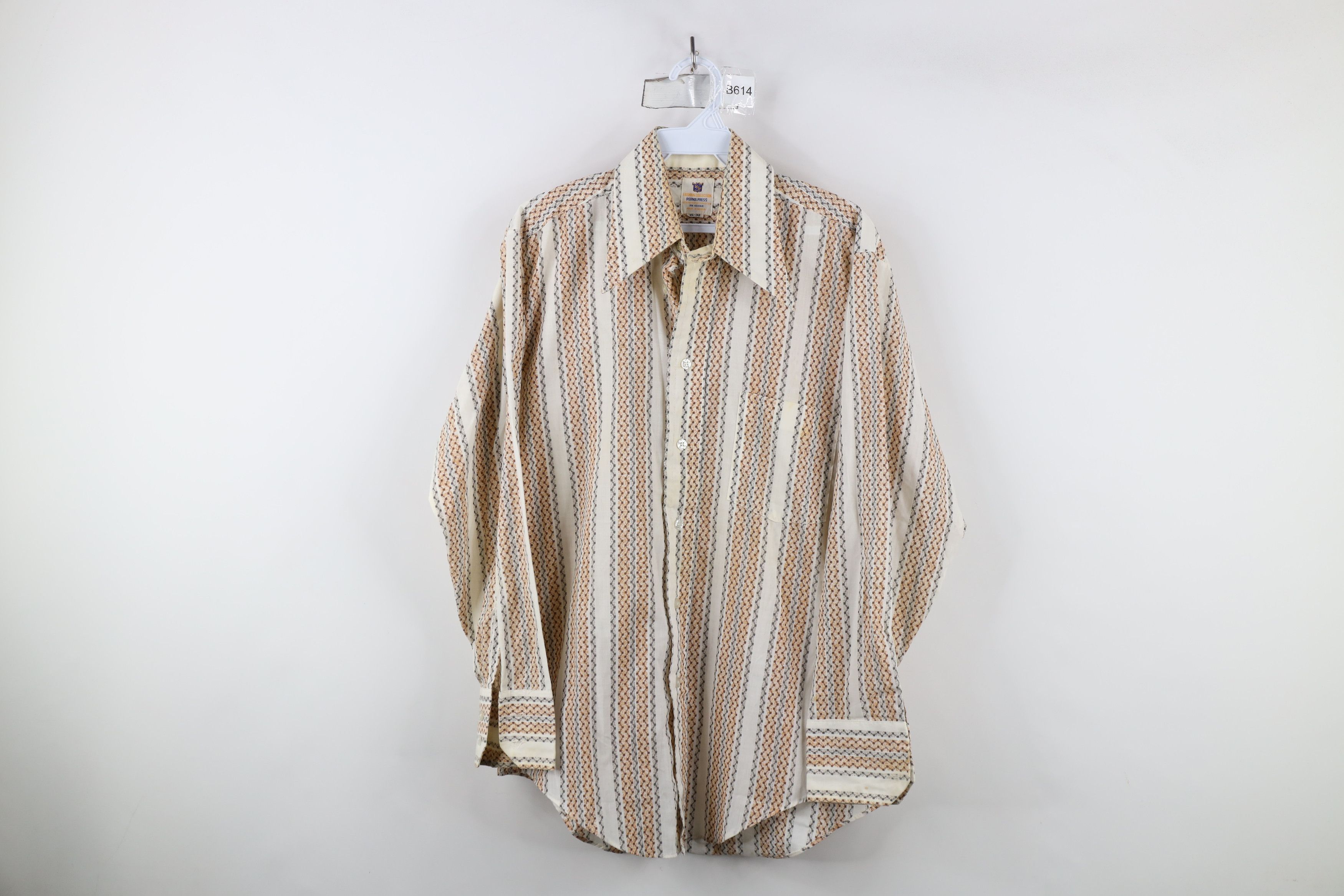 Vintage Vintage 60s 70s Streetwear Modern MCM Collared Button Shirt Size US M / EU 48-50 / 2 - 1 Thumbnail