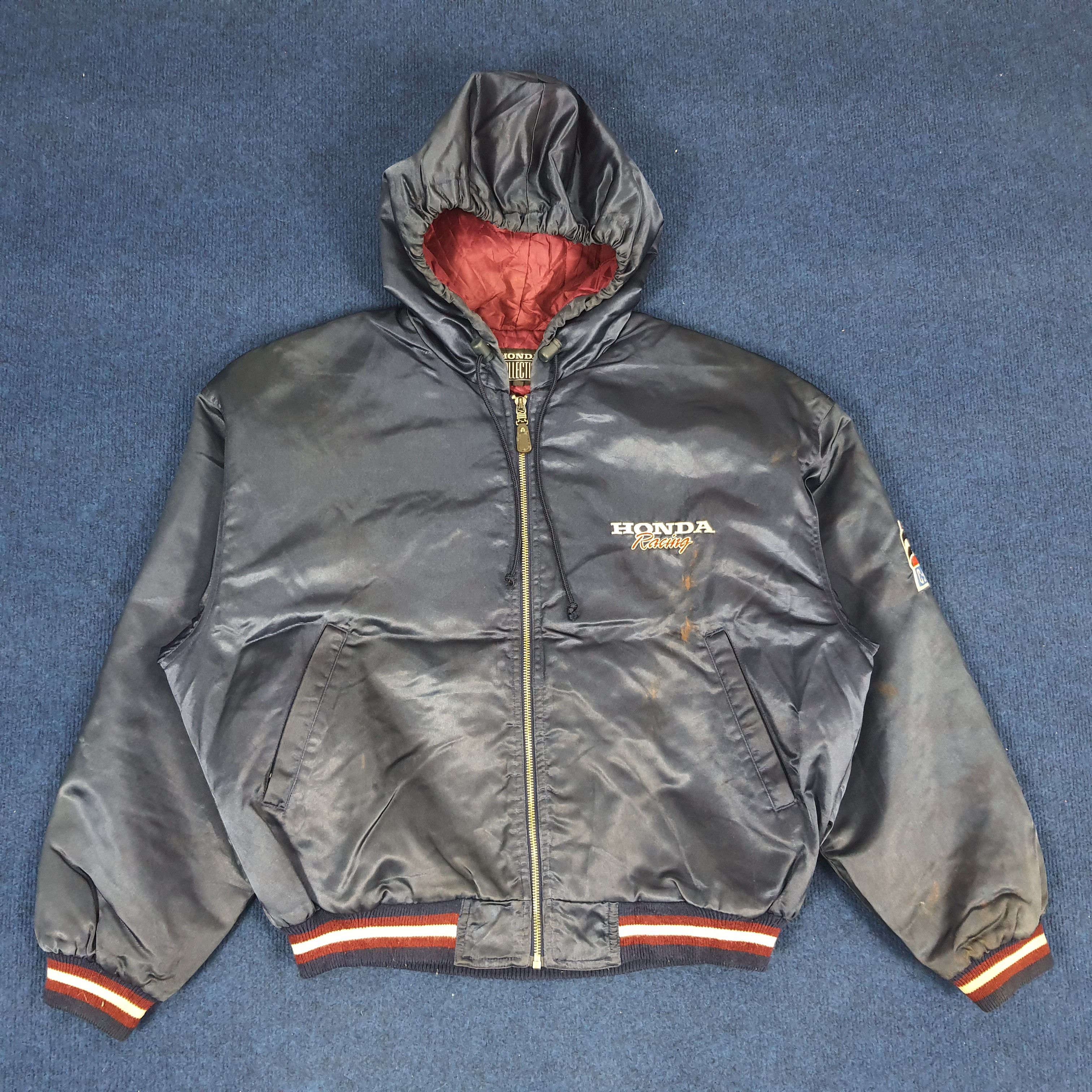 Honda × Vintage Vintage HONDA Racing US Motorsports Japanese Brand Jacket Size US XL / EU 56 / 4 - 3 Thumbnail