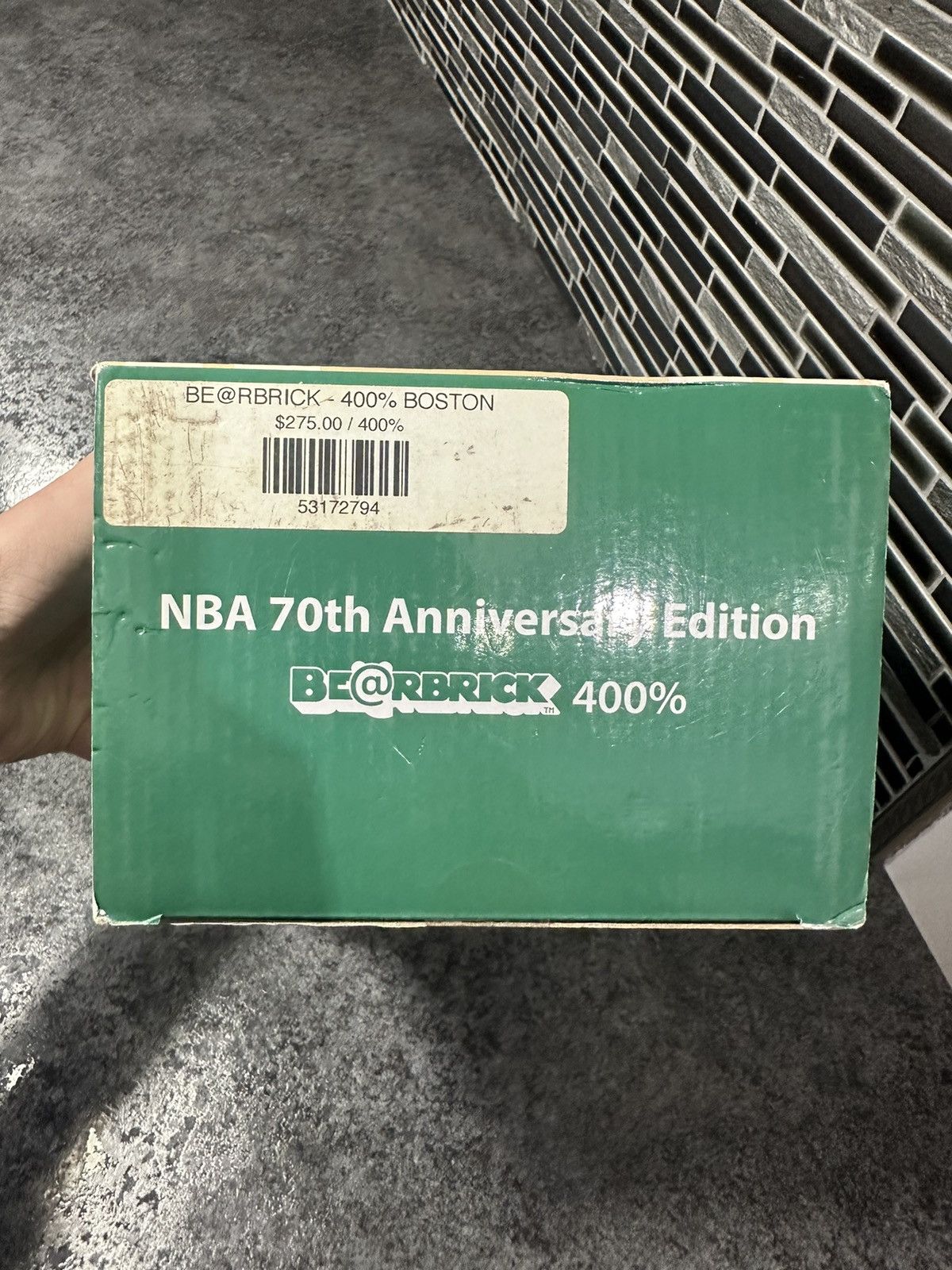 Medicom Toy × NBA Bearbrick NBA Boston Celtics 400% Size ONE SIZE - 6 Thumbnail