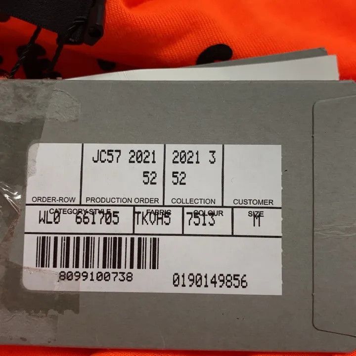 Balenciaga Balenciaga Orange Short Sleeve T-Shirt for Women 0079-2507 Size M / US 6-8 / IT 42-44 - 6 Thumbnail