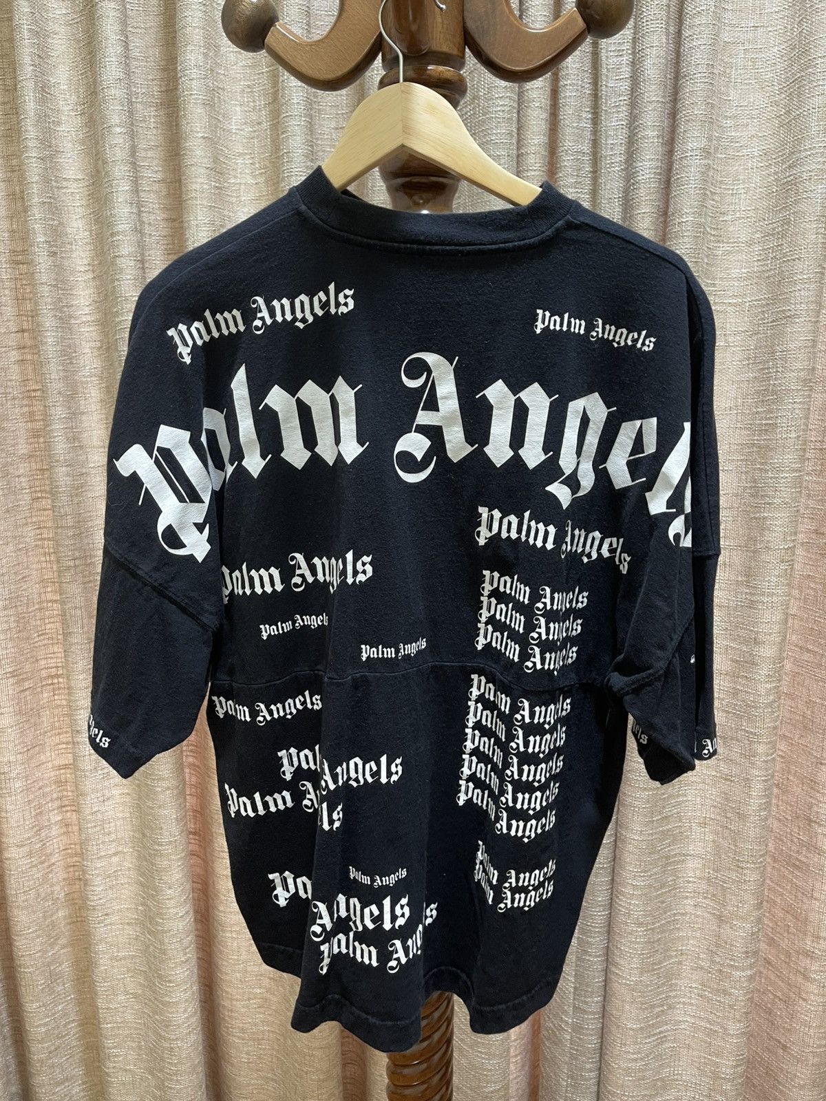 Palm Angels Palm Angels Allover Logo T-Shirt Size US M / EU 48-50 / 2 - 2 Thumbnail