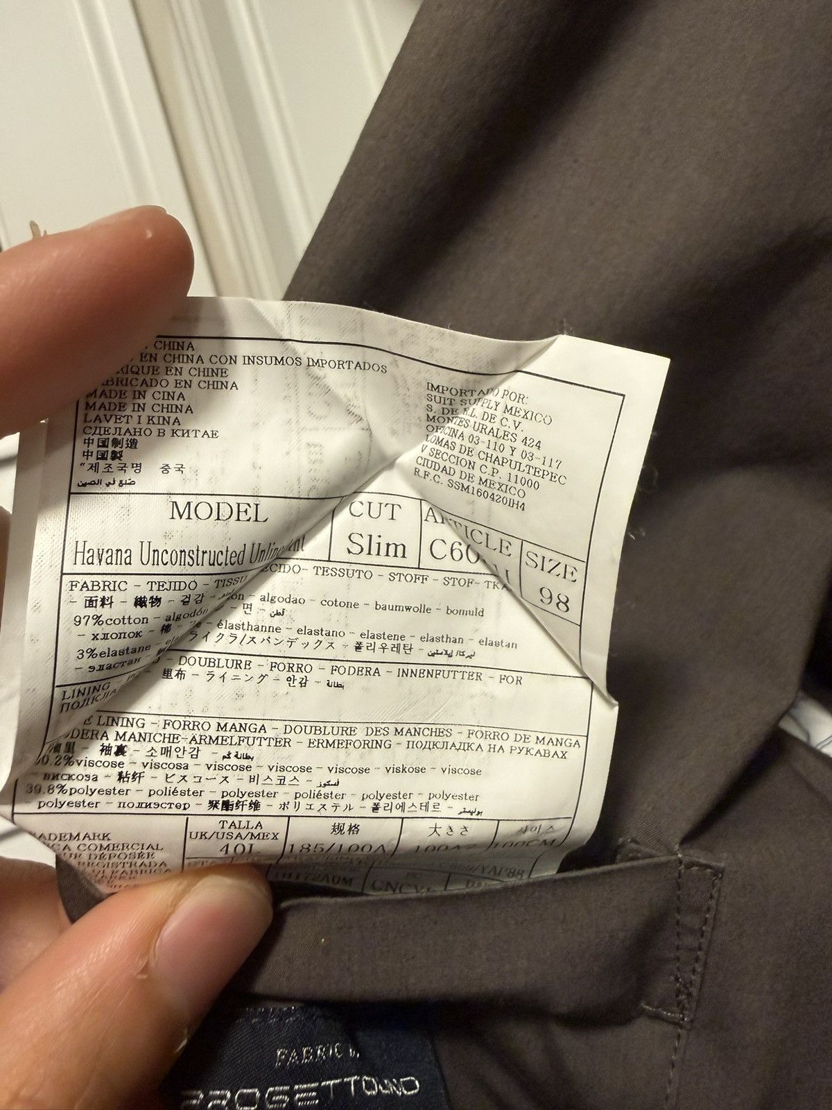 Suitsupply Linen Suit Supply Jacket Size 40L - 7 Thumbnail