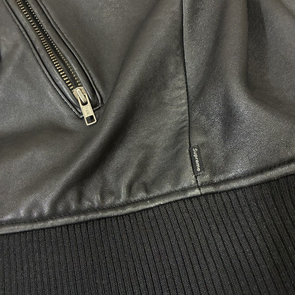 Supreme Supreme Archive Leather Bomber Jacket Size US L / EU 52-54 / 3 - 7 Thumbnail