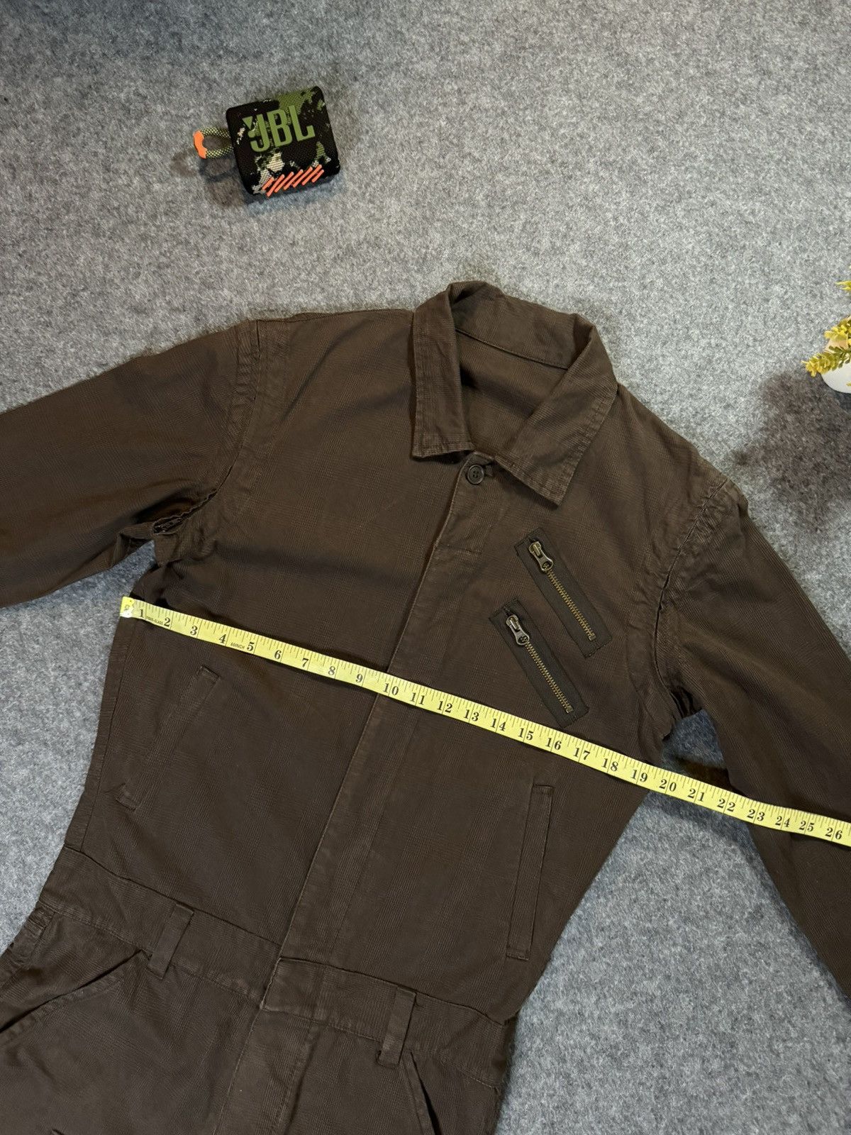 PPFM PPFM Checkered Brown Coverall Jacket Size US M / EU 48-50 / 2 - 13 Thumbnail