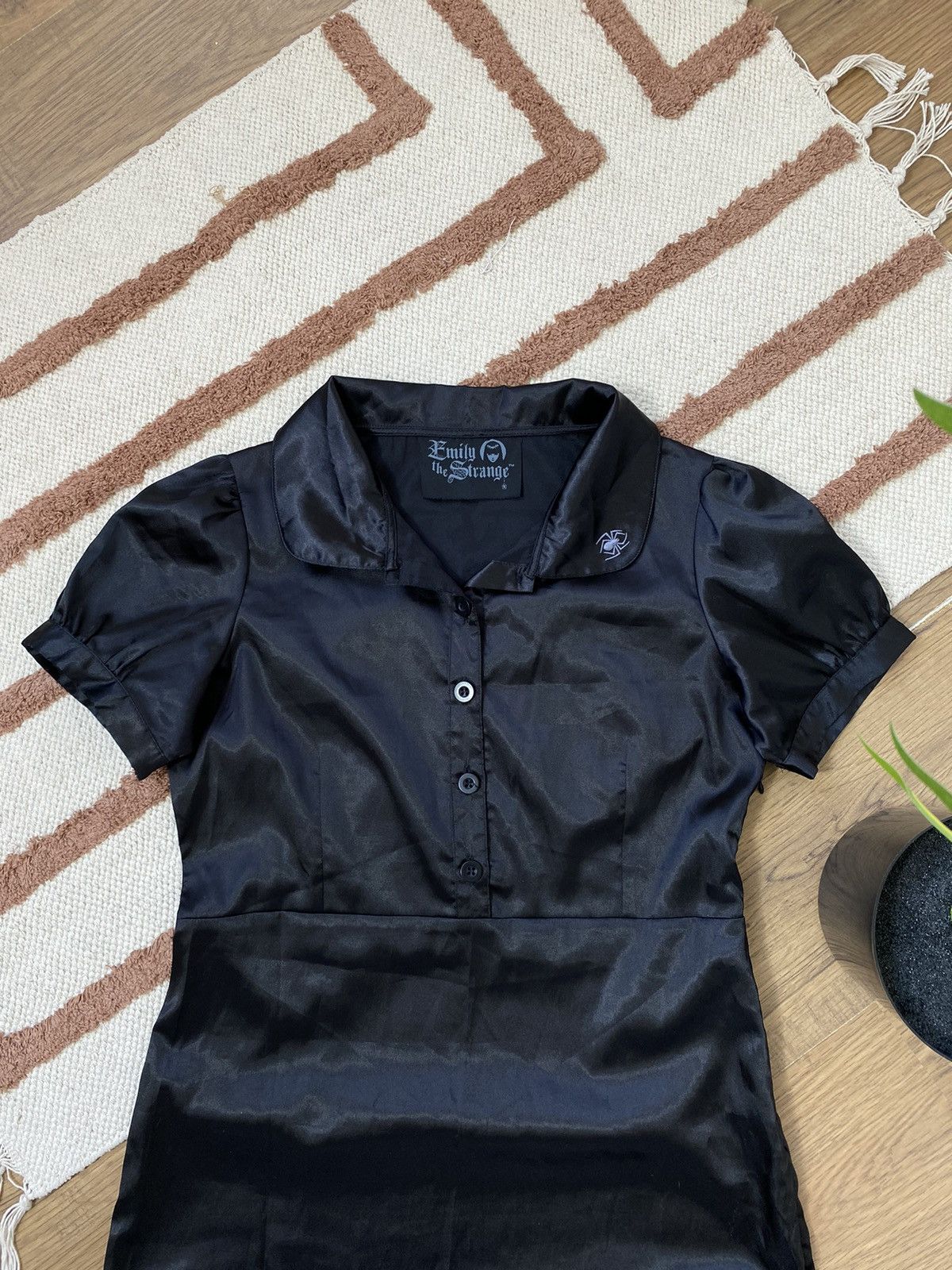Vintage 🕷️EMILY THE STRANGE MIDI DRESS🕷️ Size M / US 6-8 / IT 42-44 - 2 Thumbnail