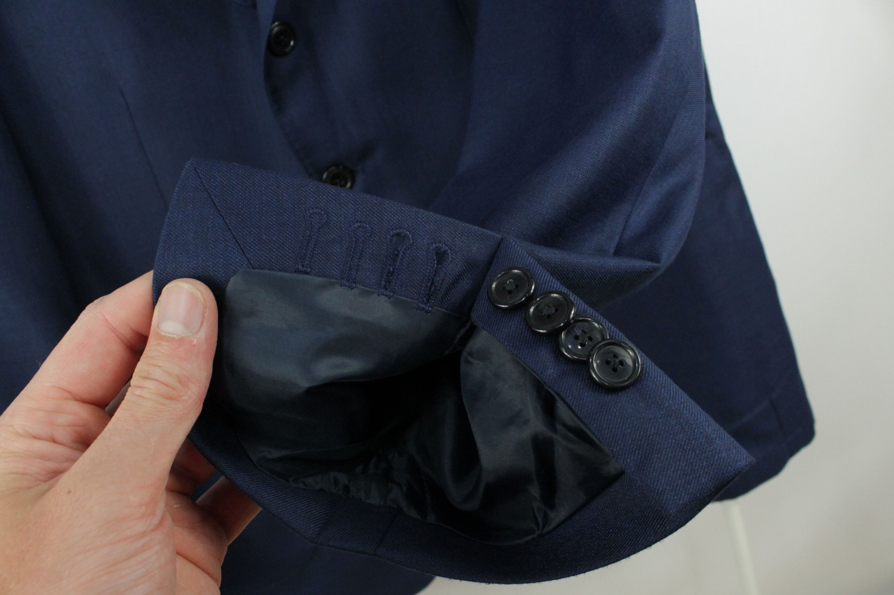 Designer Fusaro Antonio Napoli Wool Silk Sport Coat Blazer Jacket Size US XL / EU 56 / 4 - 6 Thumbnail