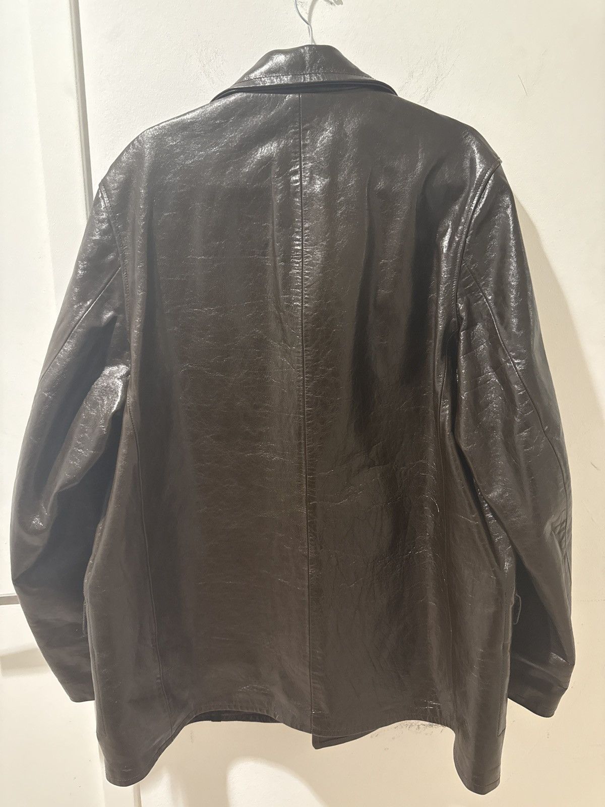Our Legacy Our Legacy waxed leather coat size 50 Size US M / EU 48-50 / 2 - 3 Thumbnail