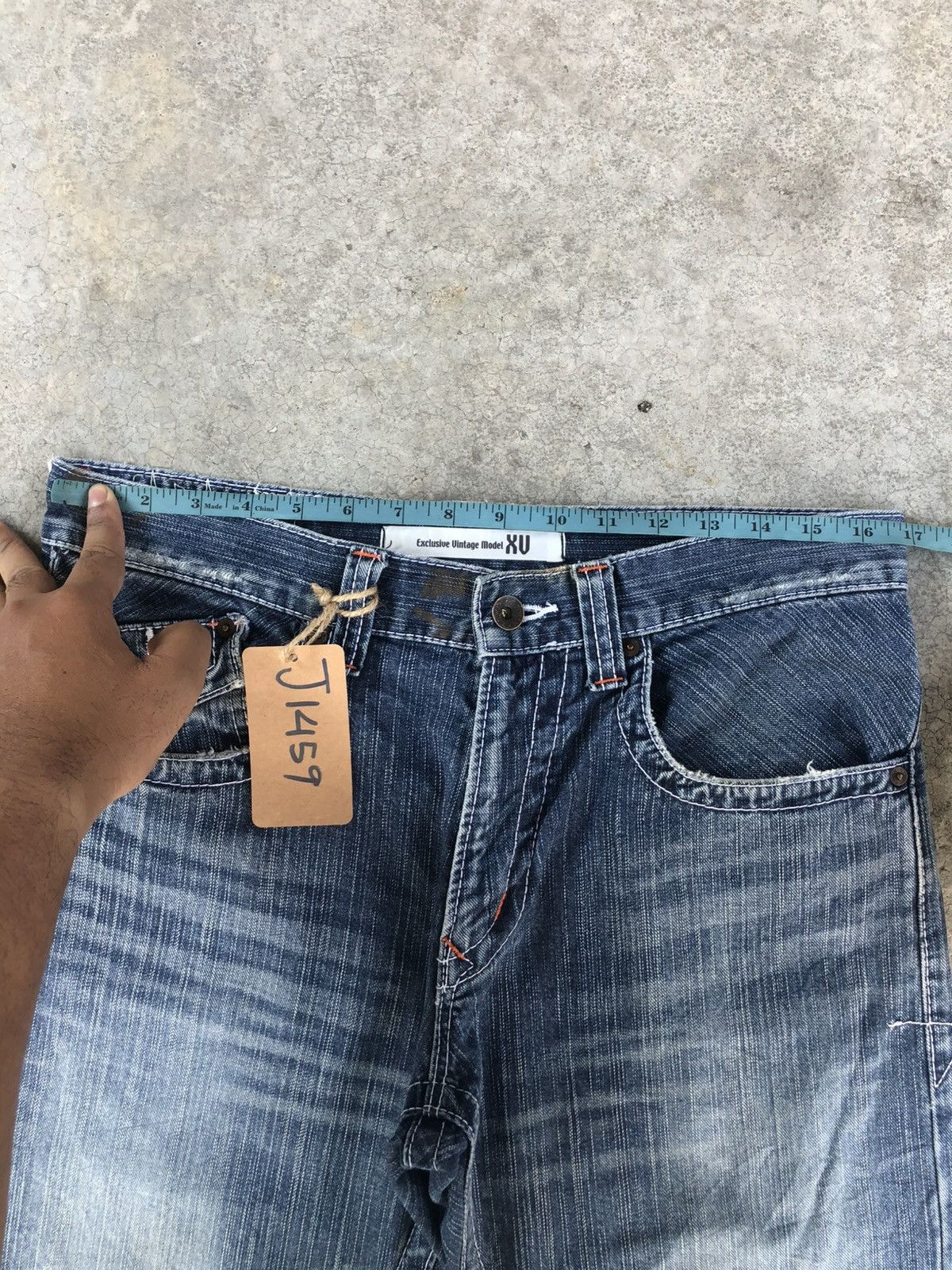 Who Decides War Edwin XV Flared Jeans Bootcut Distressed Jeans Size US 33 - 22 Thumbnail