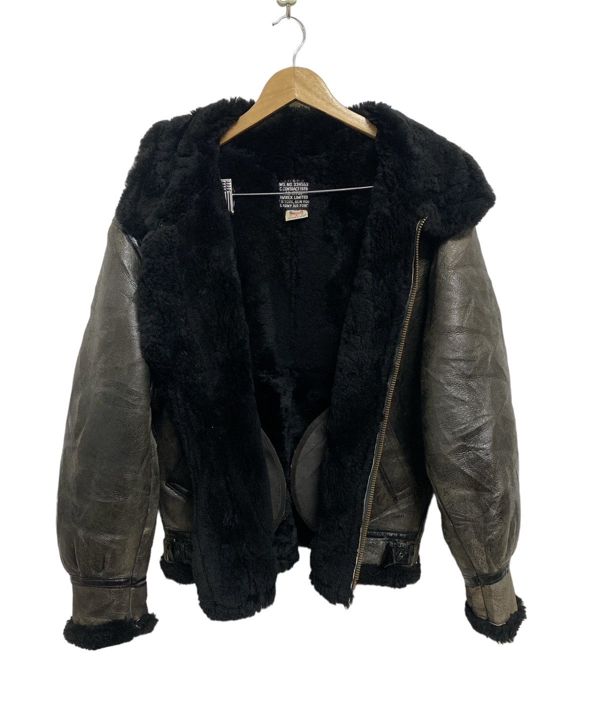 Avirex Avirex Limited B-3 OG 1986 Shearling Sheepskin Jacket Size US M / EU 48-50 / 2 - 3 Thumbnail
