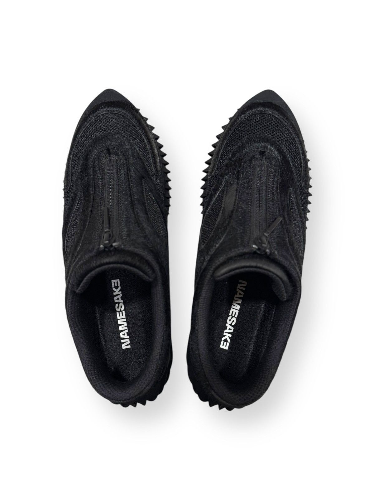 NAMESAKE Clippers 5000 Pony Hair Sneakers, Sz 42, Euphoric Black Size US 9.5 / EU 42-43 - 5 Thumbnail