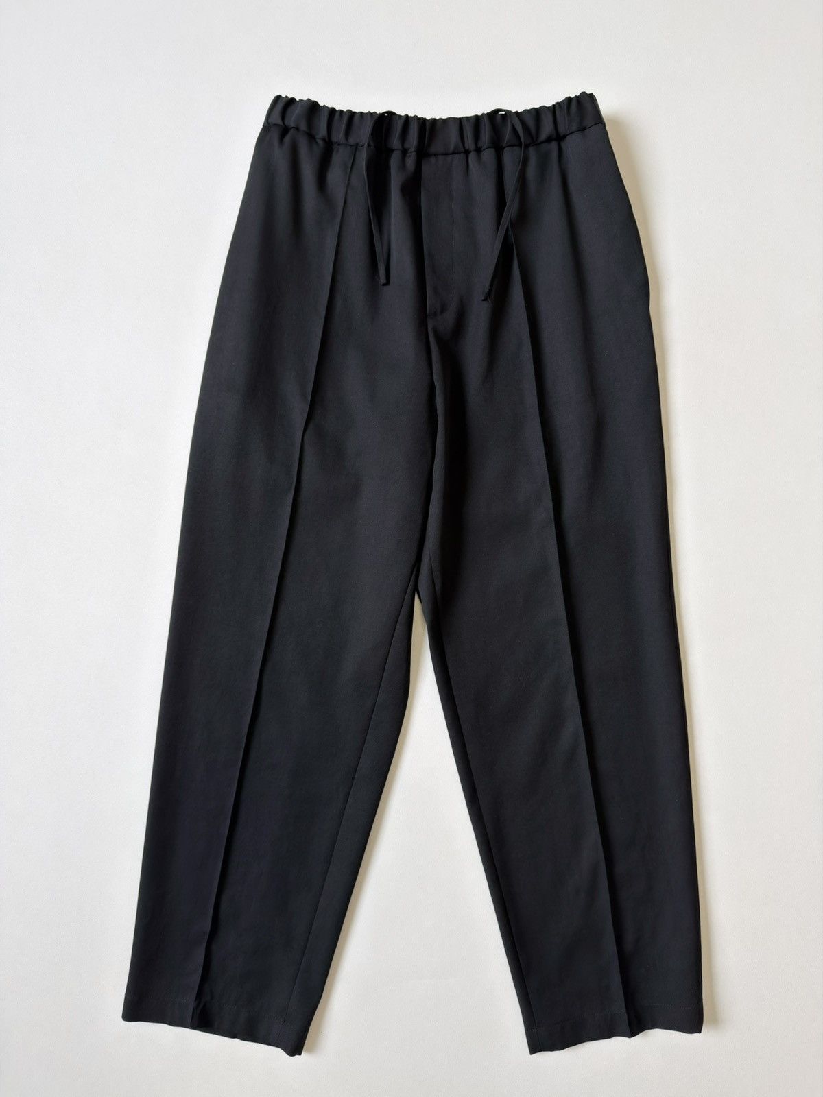 Jil Sander A/W 21 Wide Leg Black Wool Utility Trousers Size US 32 / EU 48 - 1 Thumbnail