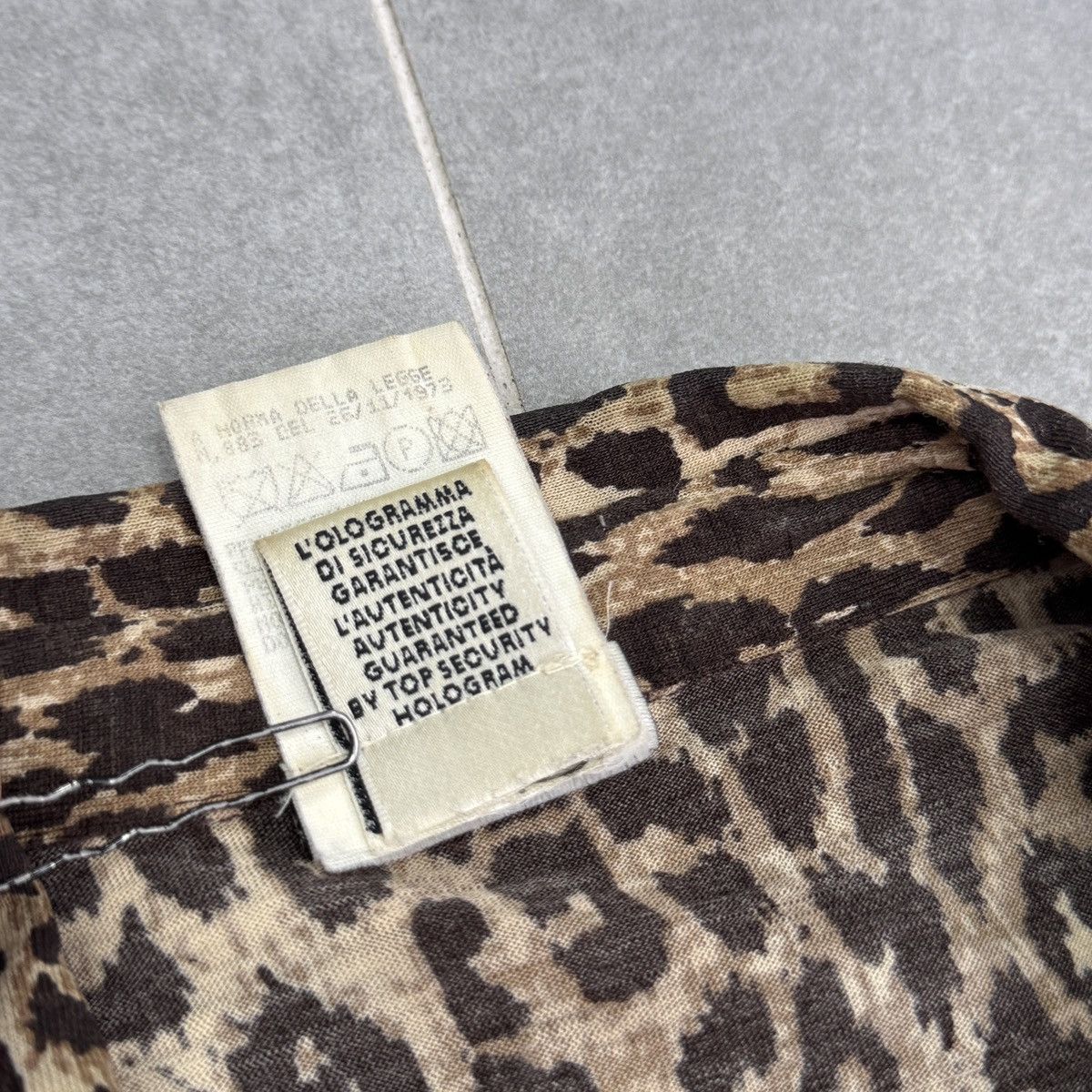 Dolce & Gabbana Vintage Dolce & Gabbana Jeans Wool Button Blouse Leopard Size M / US 6-8 / IT 42-44 - 17 Thumbnail