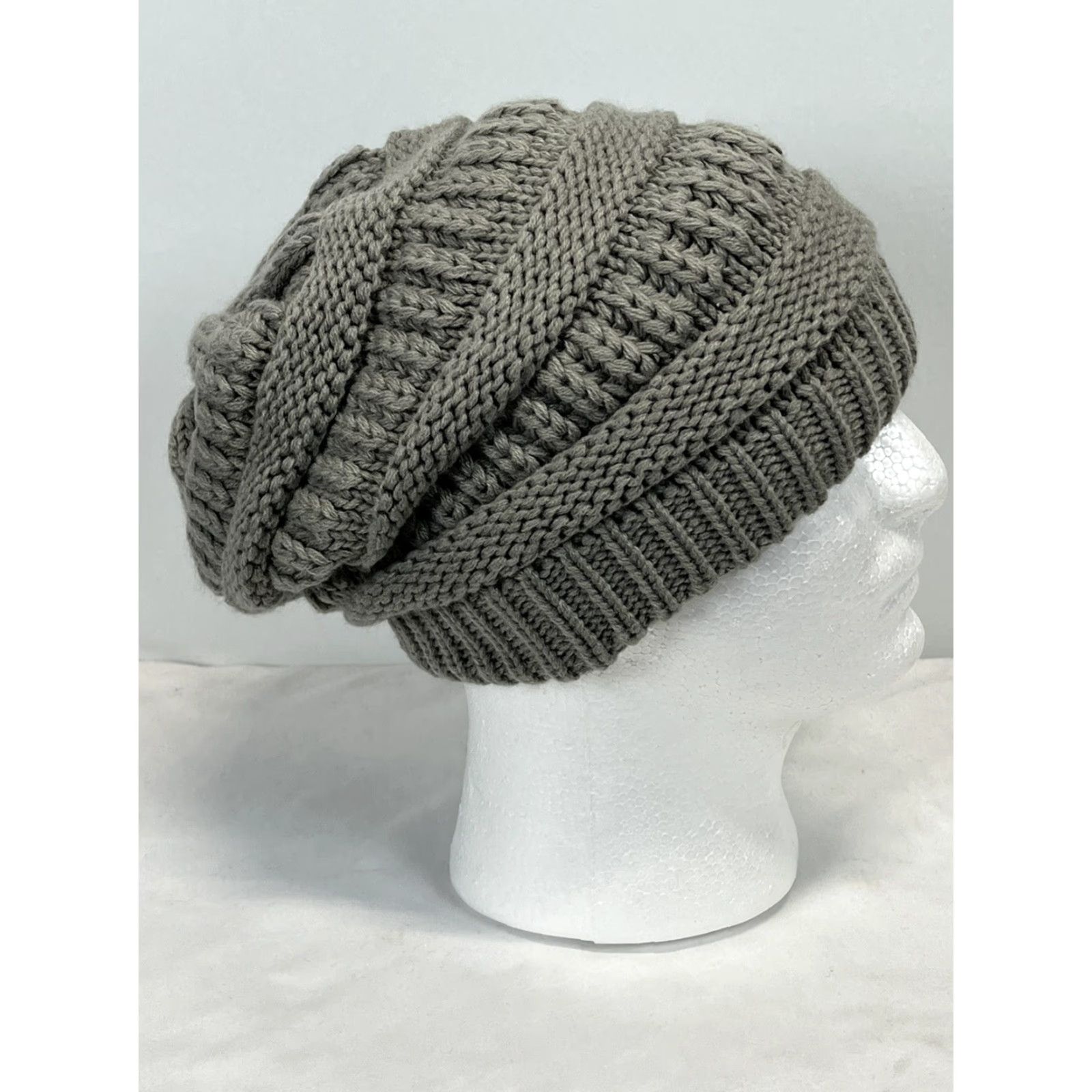 Vintage Furtalk Slouchy Beanie Hat Women One Size Gray Beanie VGUC Size ONE SIZE - 4 Thumbnail