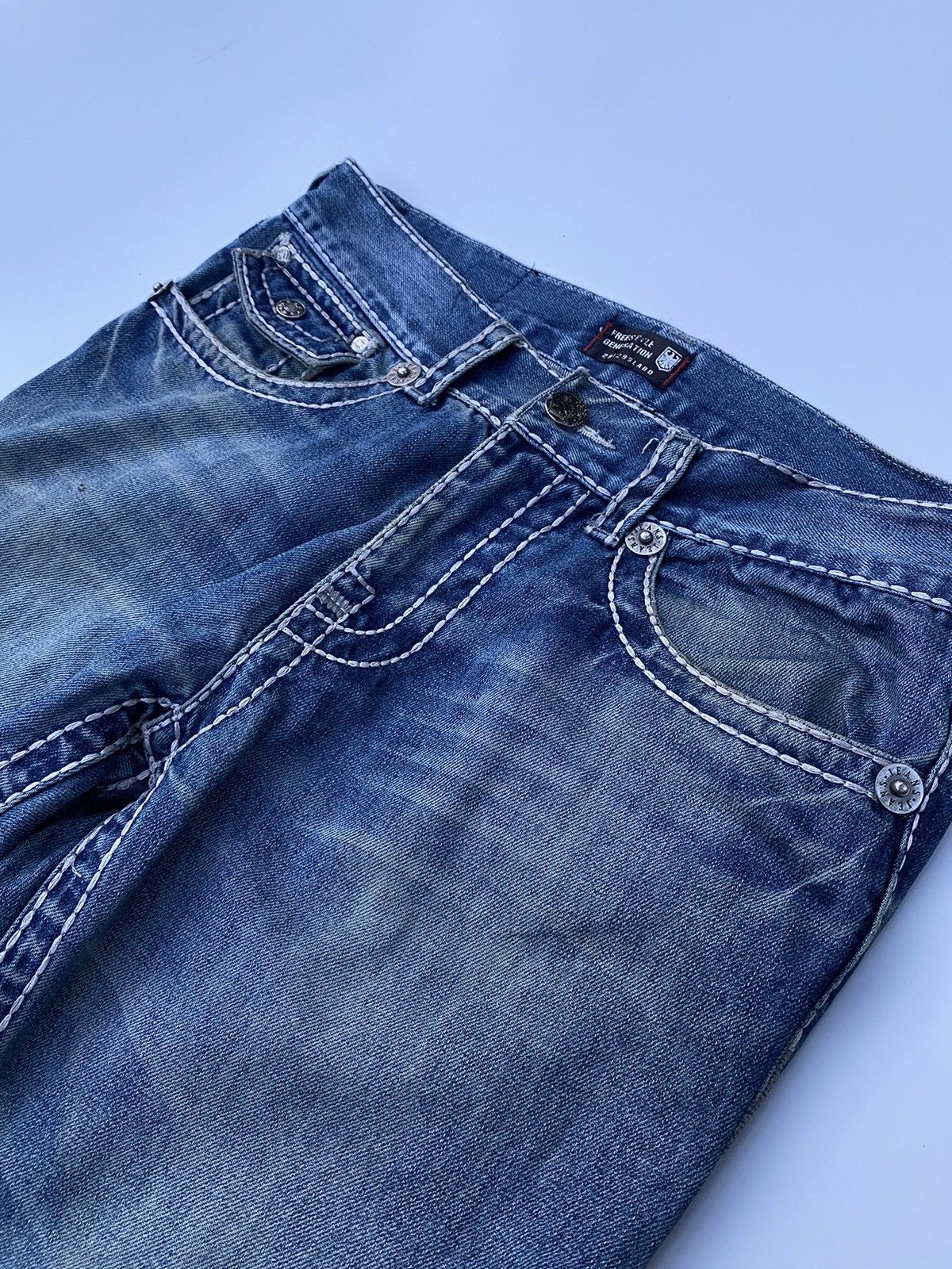 Japanese Brand × Vintage Vintage Denim Free Style Generation Outside Line Size US 32 / EU 48 - 8 Thumbnail