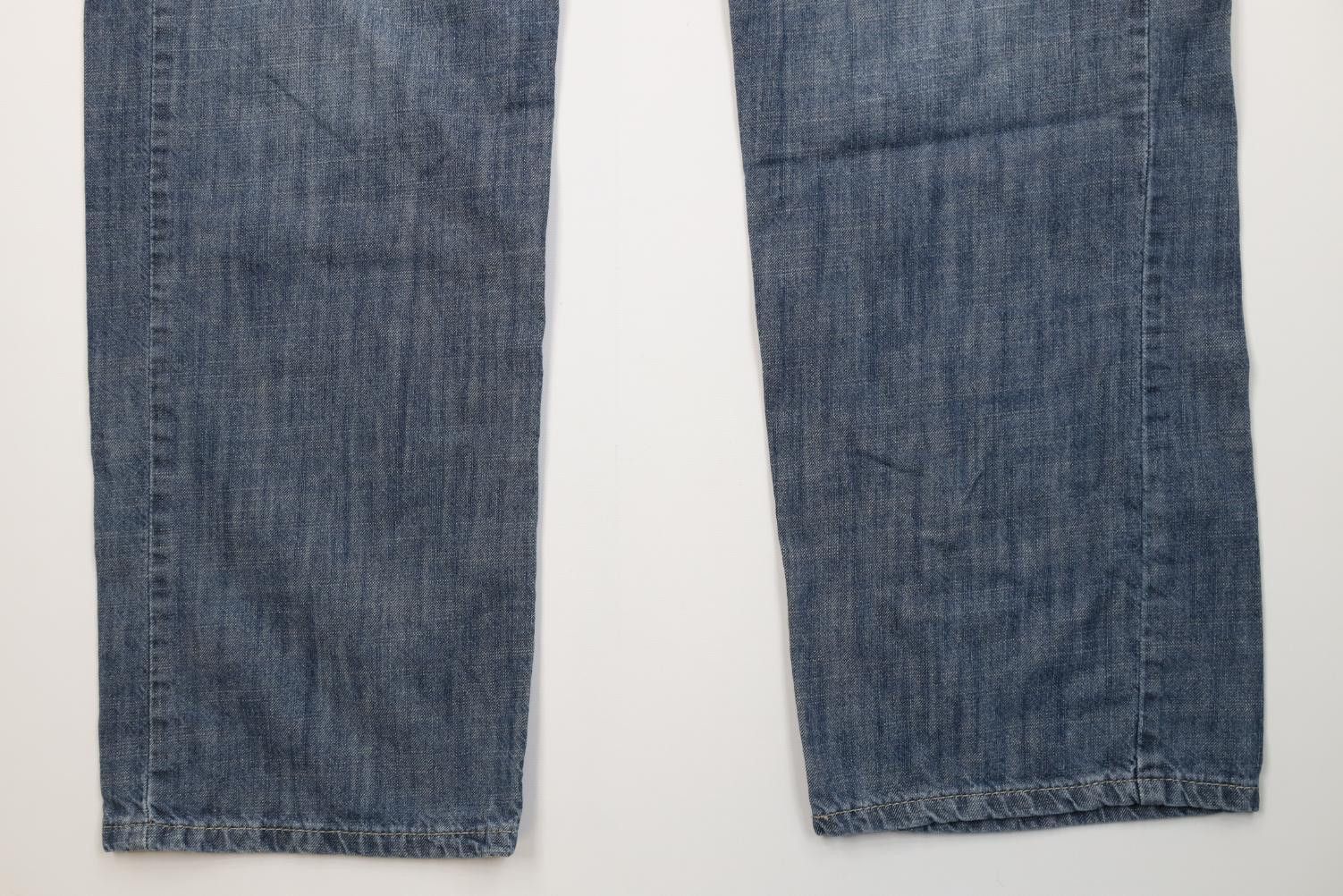 Levi's Vintage Y2K Levis 569 Chambray Loose Straight Wide Leg Jeans Size US 34 / EU 50 - 4 Thumbnail