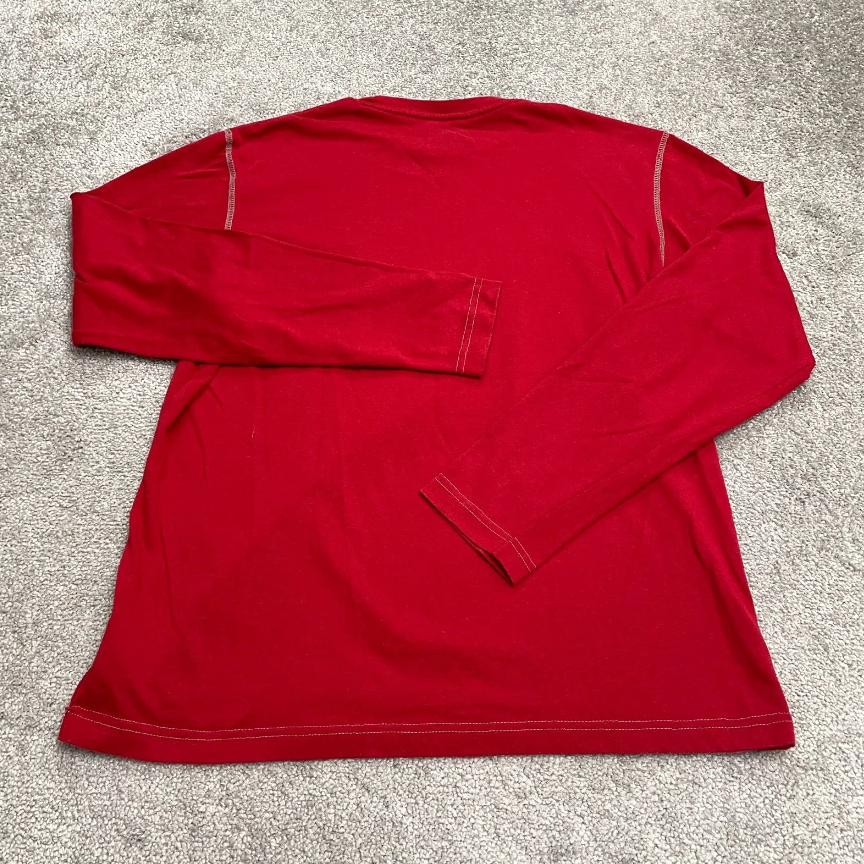 Vintage Columbia Mens Red Omni Wick Shirt Long Sleeve Crew Neck Outdoor Top Size US L / EU 52-54 / 3 - 2 Thumbnail
