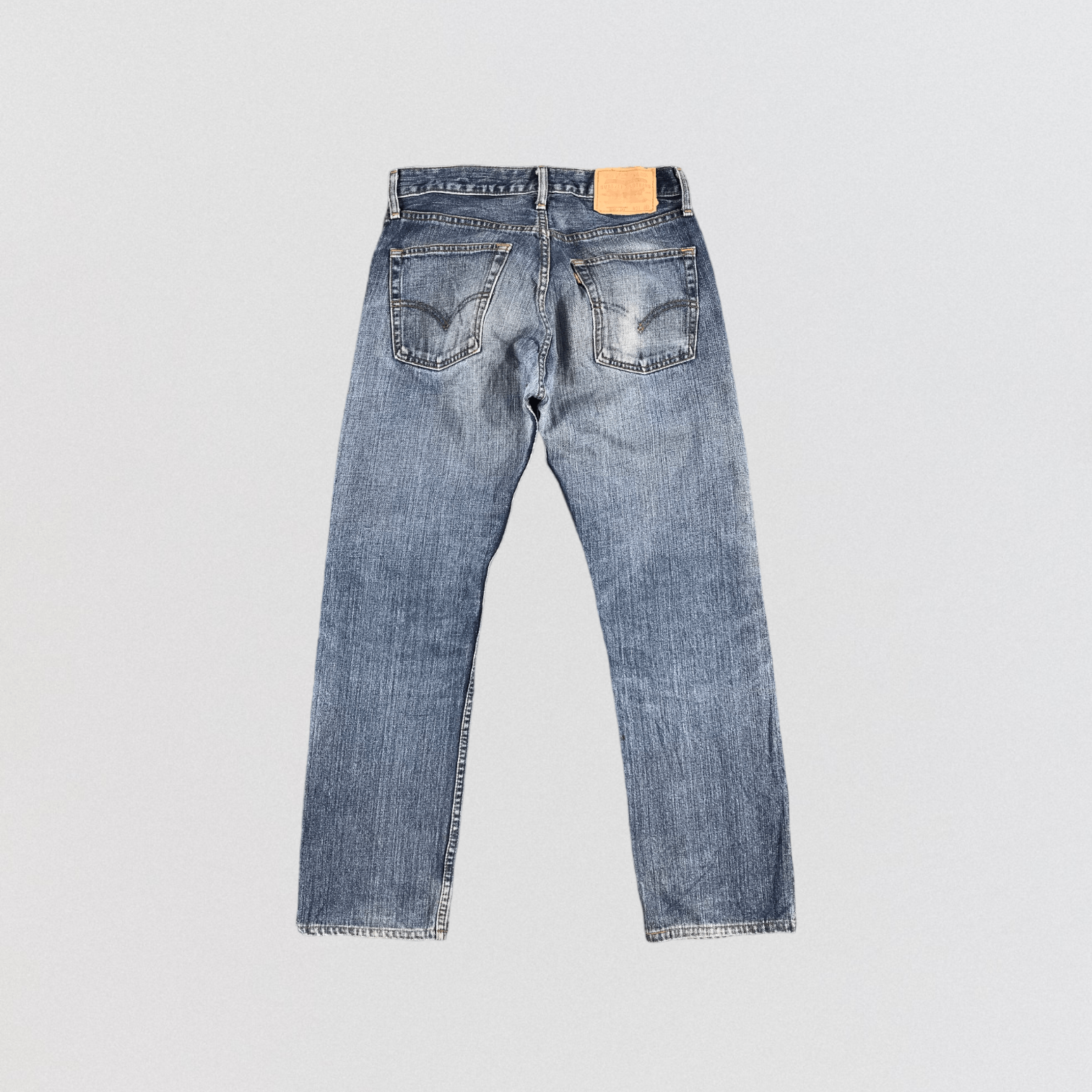 Levi's × Vintage Vintage 90s Light Blue Levis 505 Jeans-JM2076 Size US 31 - 2 Thumbnail