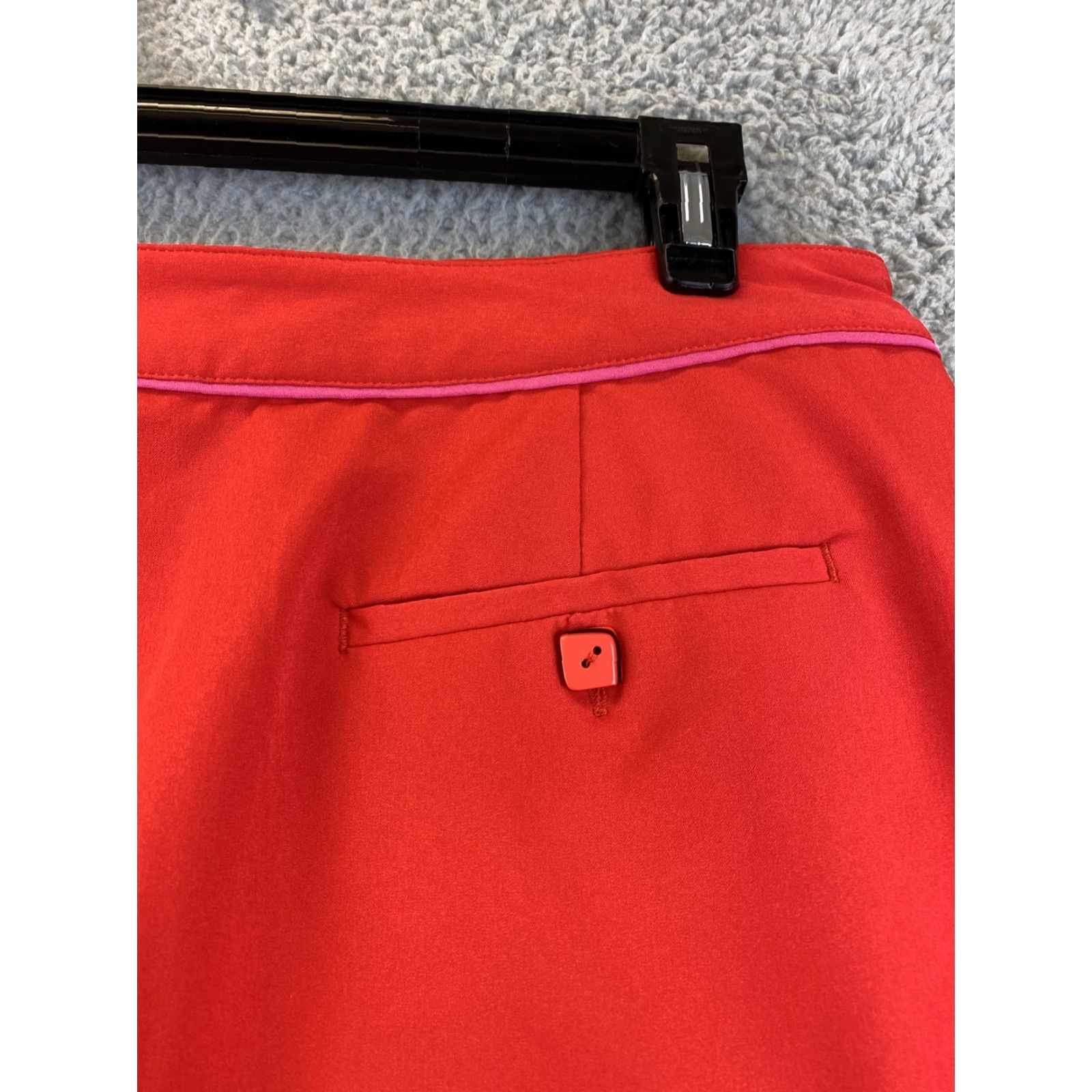 Vintage EP PRO Women's Golf Skort 12 Red Plaid Tennis Activewear Pockets Stretch Short Skirt Size 34" / US 12 / IT 48 - 6 Thumbnail
