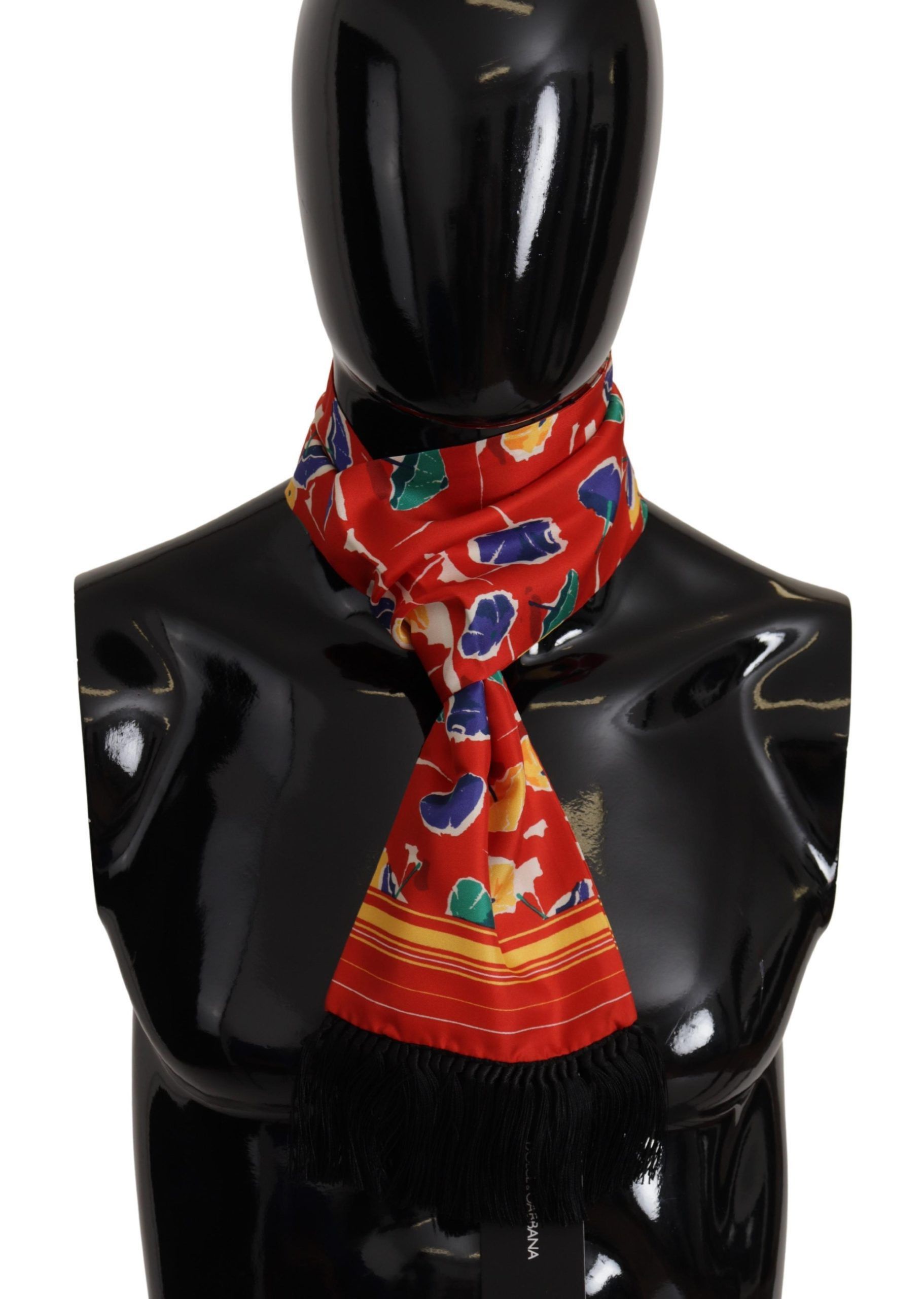 Dolce & Gabbana Elegant Multicolor Silk Men's Men's Scarf Size ONE SIZE - 1 Thumbnail