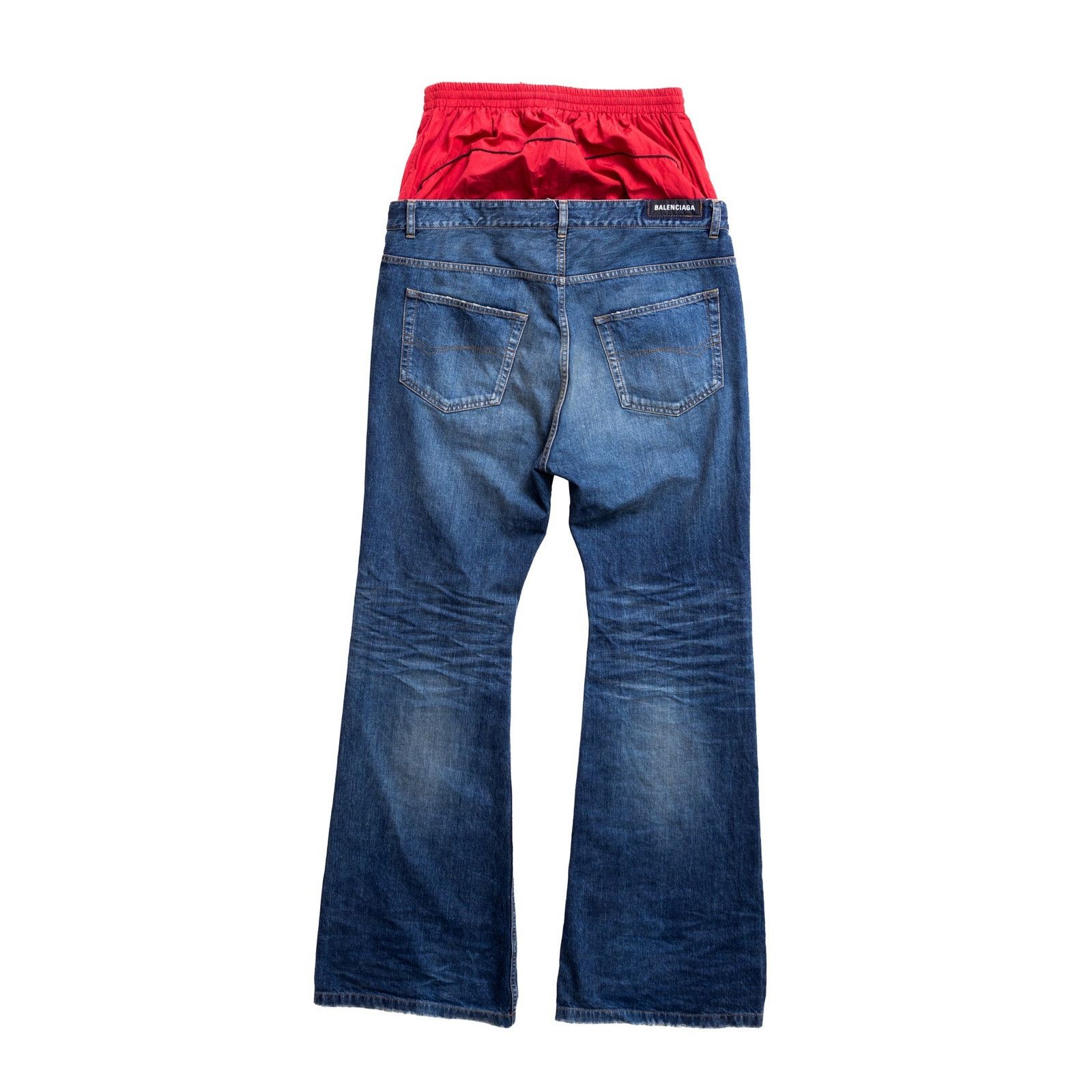 Balenciaga Balenciaga SS25 Layered Denim Pants Size US 36 / EU 52 - 2 Thumbnail