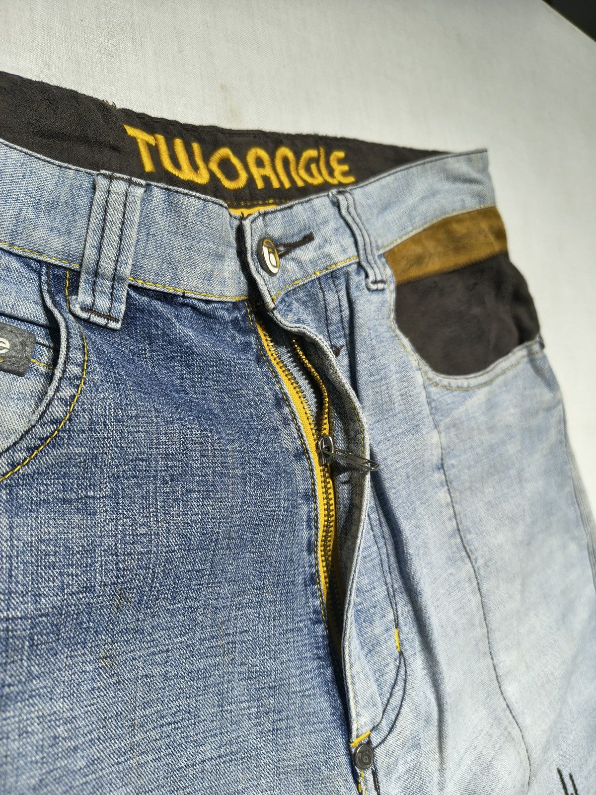 Southpole TWO ANGLE Y2K BAGGY SKATEBOARDER JEANS 🛹 (026) Size US 32 / EU 48 - 9 Thumbnail