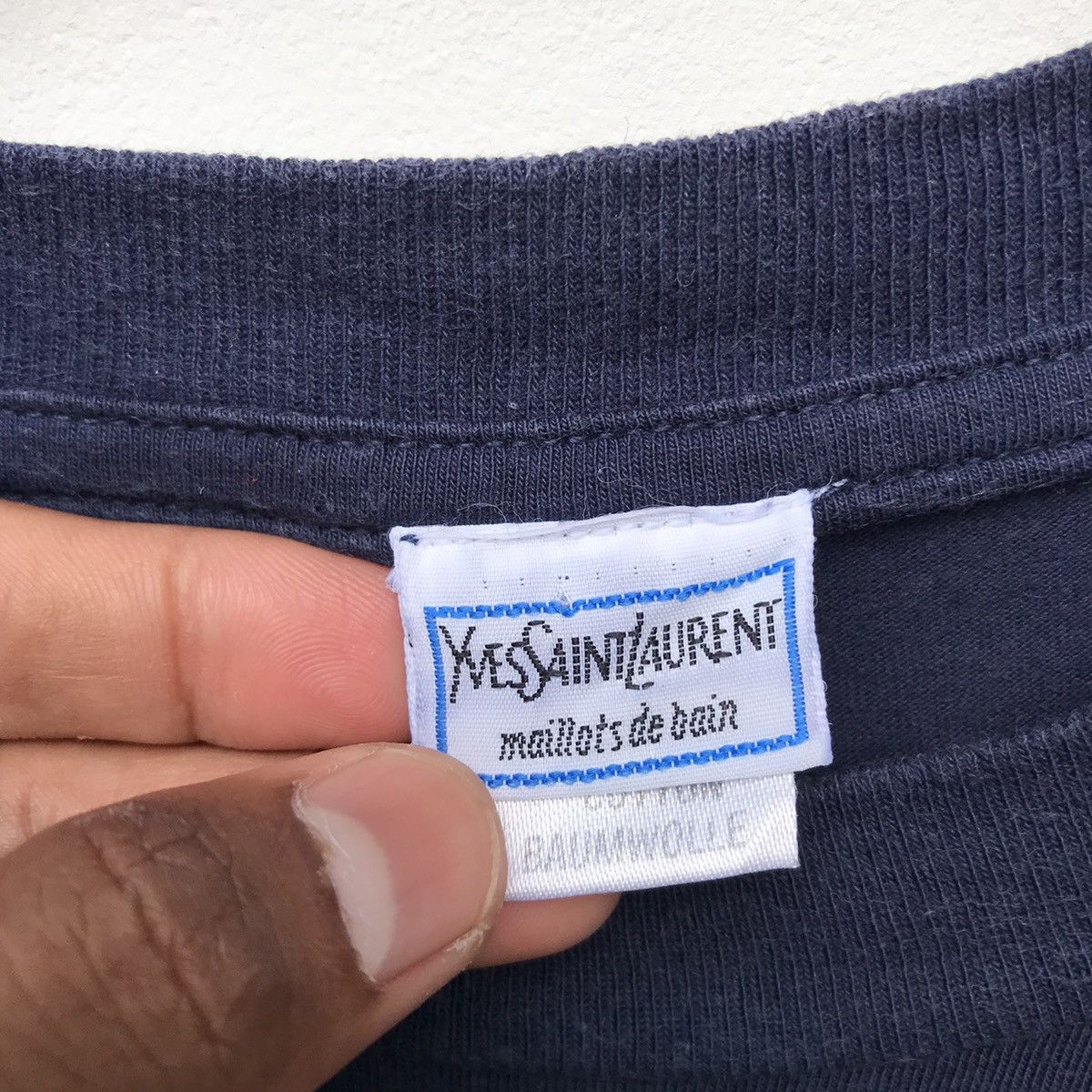 Yves Saint Laurent Vintage Yves Saint Laurent Shirt YSL Luxury Brand Sunfaded Size US L / EU 52-54 / 3 - 15 Thumbnail