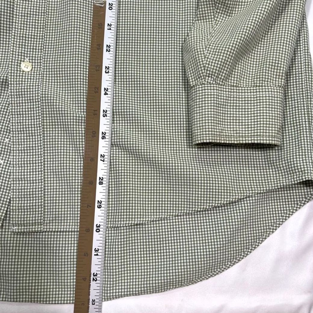 Gap VINTAGE GAP Green Gingham Check Shirt Long Sleeve Mens Large Size US L / EU 52-54 / 3 - 7 Thumbnail