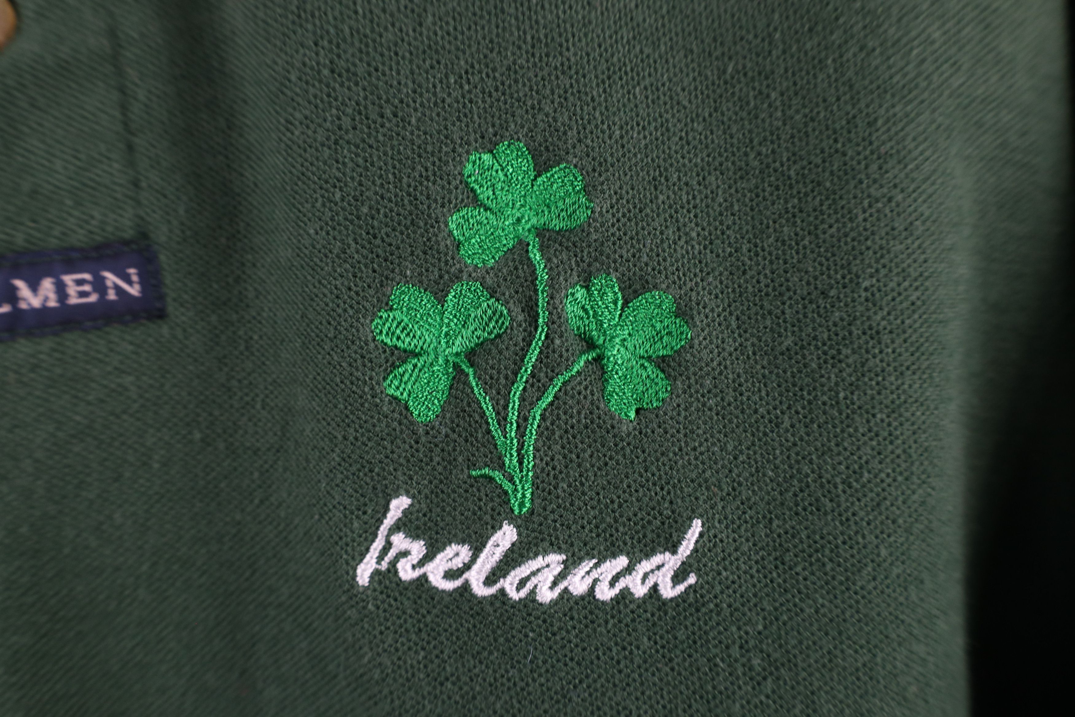 Vintage Vintage 90s Streetwear Spell Out Ireland Rugby Polo Shirt Size US M / EU 48-50 / 2 - 4 Thumbnail
