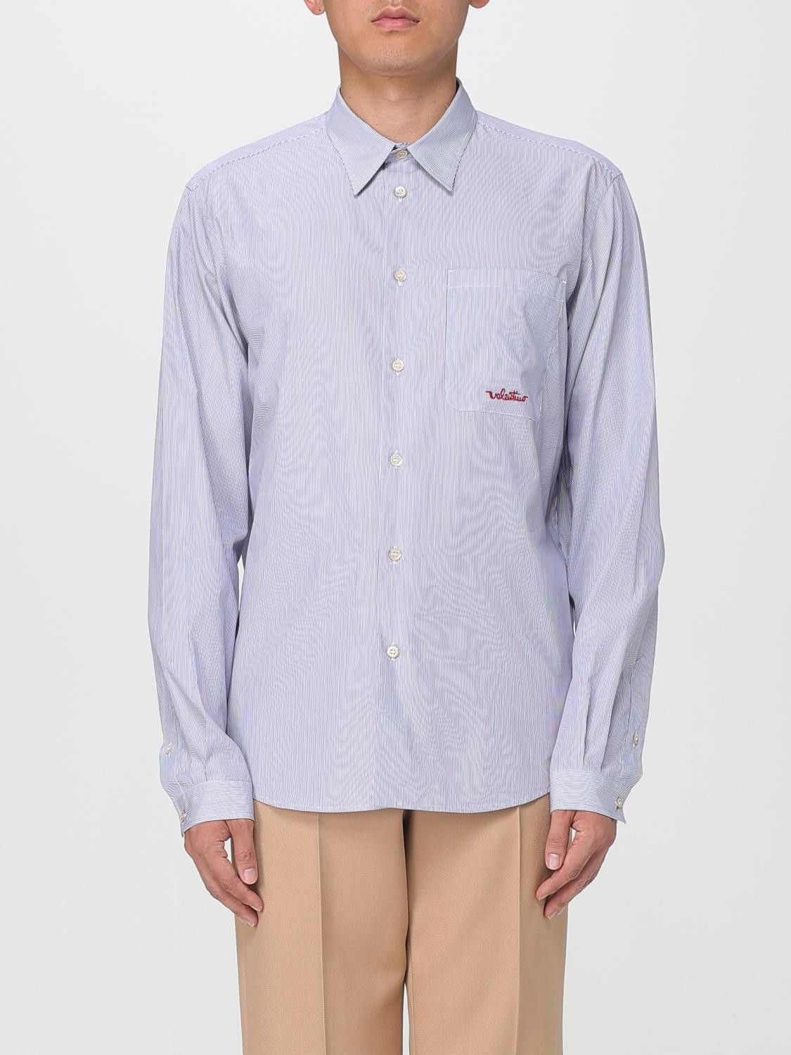 Valentino Valentino Shirt Men Gnawed Blue Size US L / EU 52-54 / 3 - 1 Thumbnail