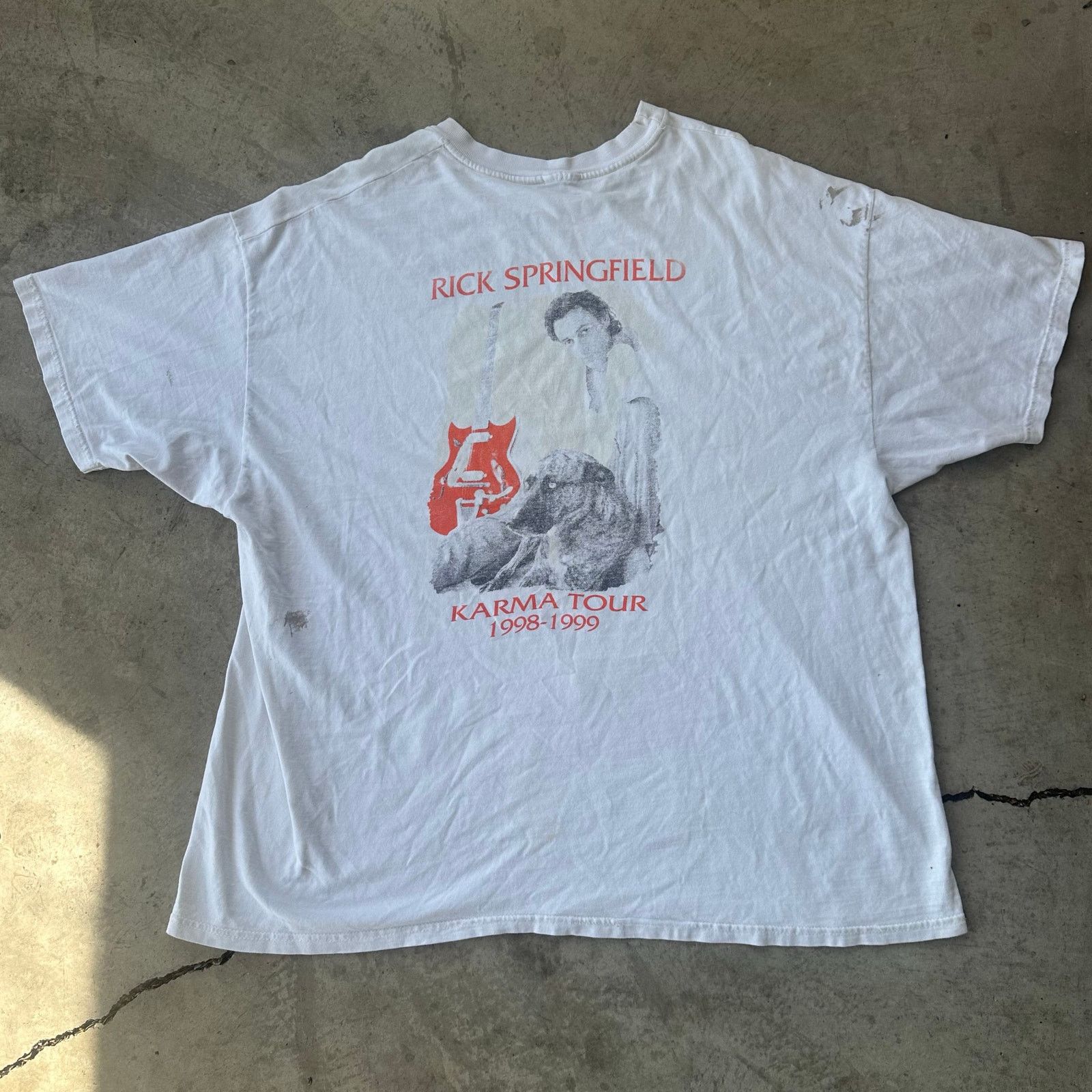 Other 90s Bruce springsteeen Karma tour distressed vintage tee Size US XXL / EU 58 / 5 - 3 Thumbnail