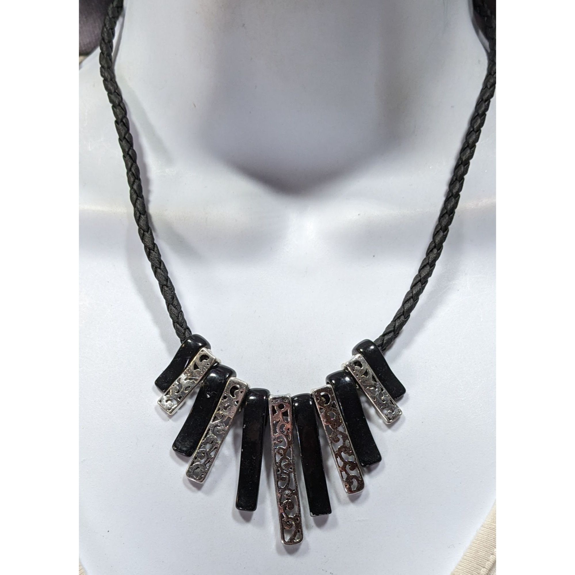 Other Whimsygoth Floral Filigree Graduated Key Necklace Black And Size ONE SIZE - 5 Thumbnail