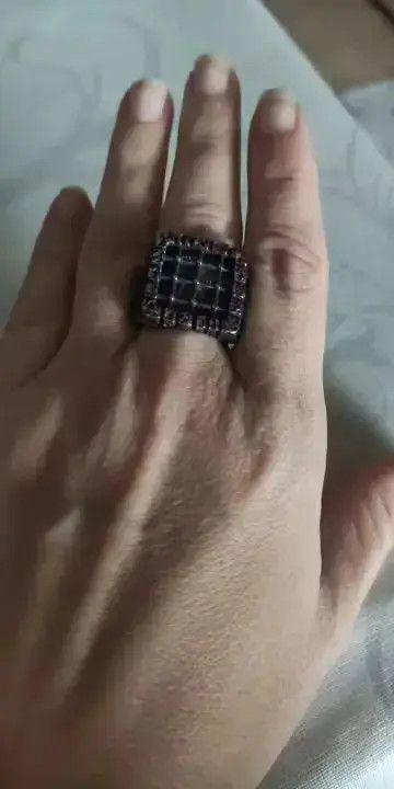 VIBE Fashion Punk 3D Prison Ring Size ONE SIZE - 3 Thumbnail