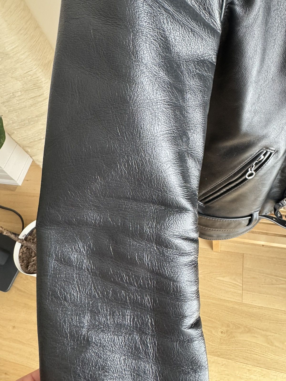 Schott Schott 613SH Leather Jacket – Size 42 – Lightly Worn Size US XS / EU 42 / 0 - 10 Thumbnail