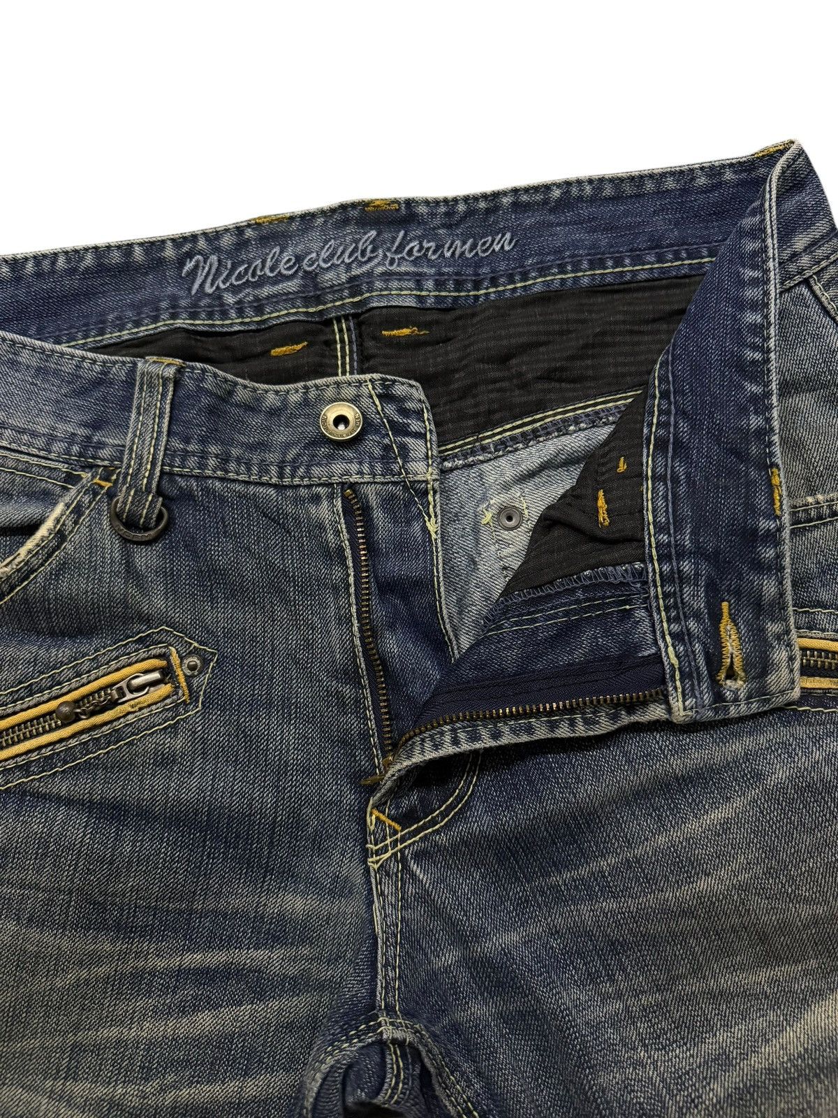 Nicole Club Vintage Nicole Club For Men Y2K Denim Jeans Japan | W32 Size US 32 / EU 48 - 8 Thumbnail