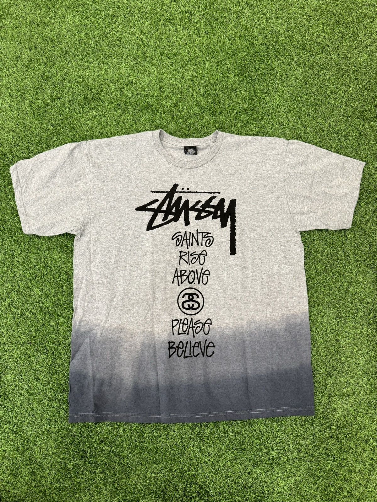 image of Stussy Faded Tee in Grey, Men's (Size XL)