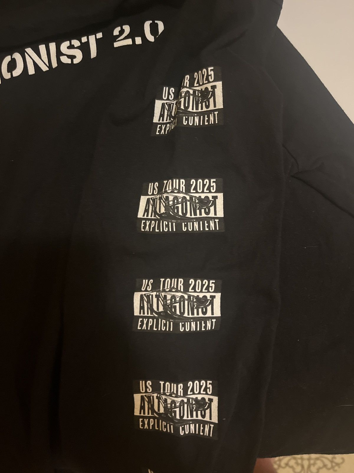 Playboi Carti PLAYBOI CARTI ANTAGONIST 2.0 BLACK LONG SLEEVE Size US XL / EU 56 / 4 - 4 Thumbnail