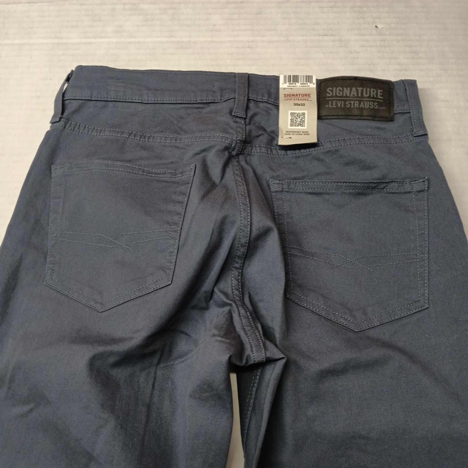 Levi's Signature By Levi Strauss Chino Pants Men's Size 30x32 Blue Size US 30 / EU 46 - 9 Thumbnail