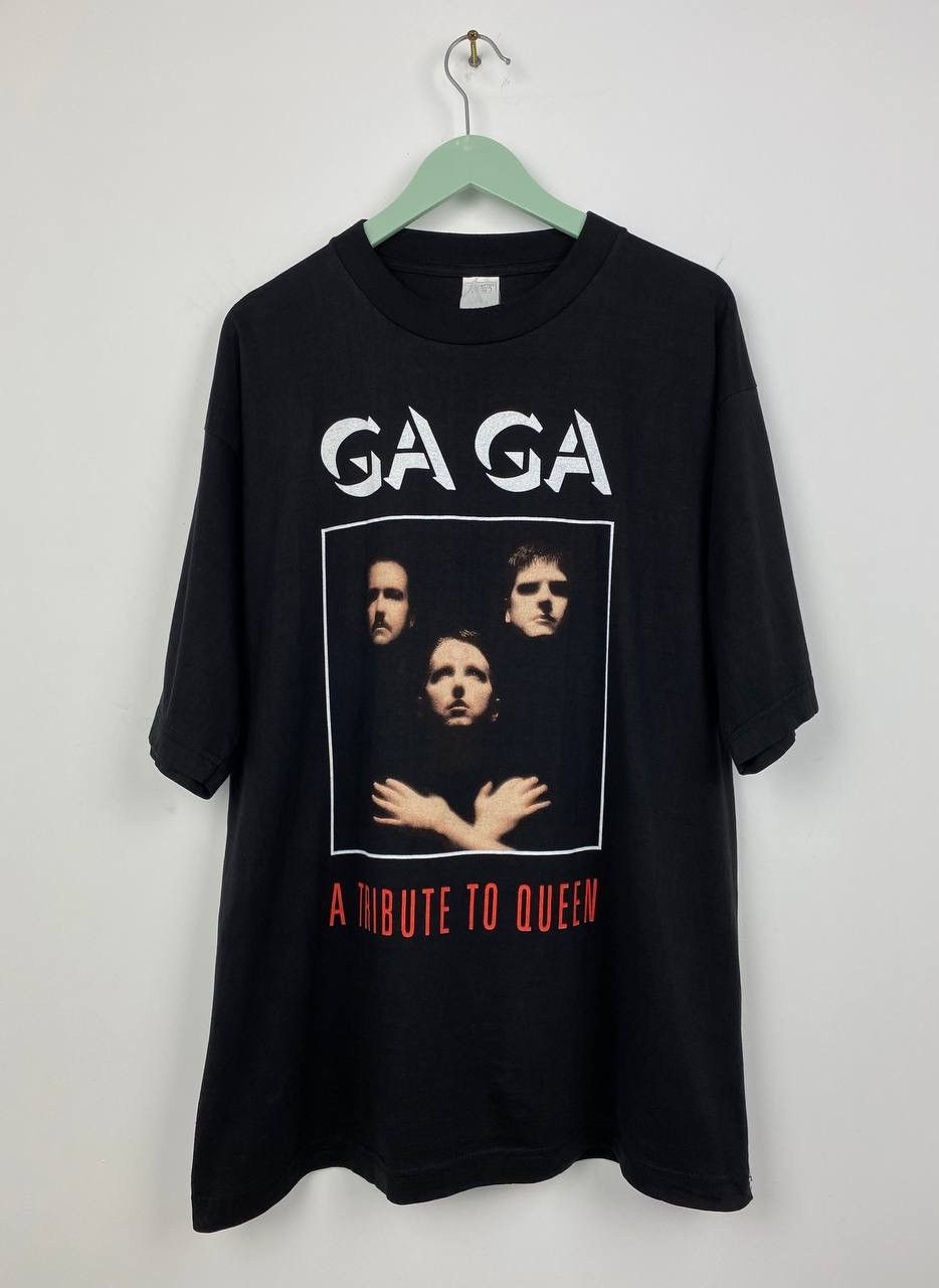Band Tees Vintage 1995 Queen Radio Ga Ga T Shirt Pink Floyd Mercury Size US XL / EU 56 / 4 - 1 Thumbnail