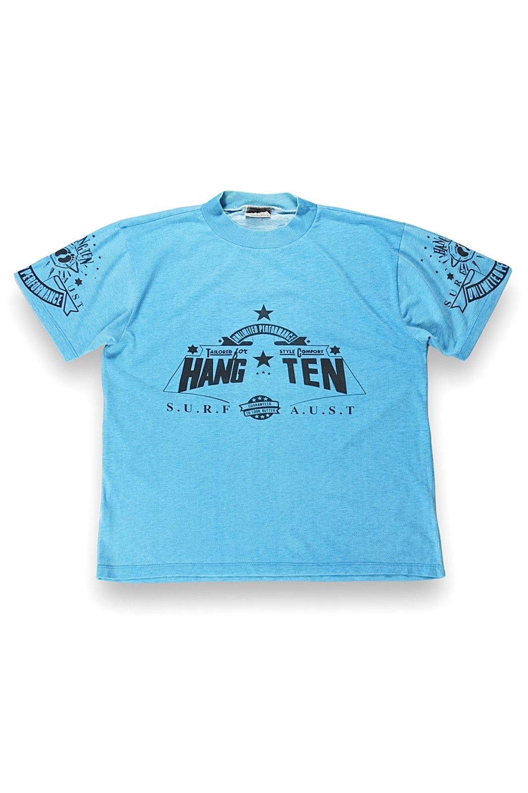 Hang Ten 90s Vintage Hang Ten Big Logo Surfing Australia Tee Size US M / EU 48-50 / 2 - 8 Thumbnail