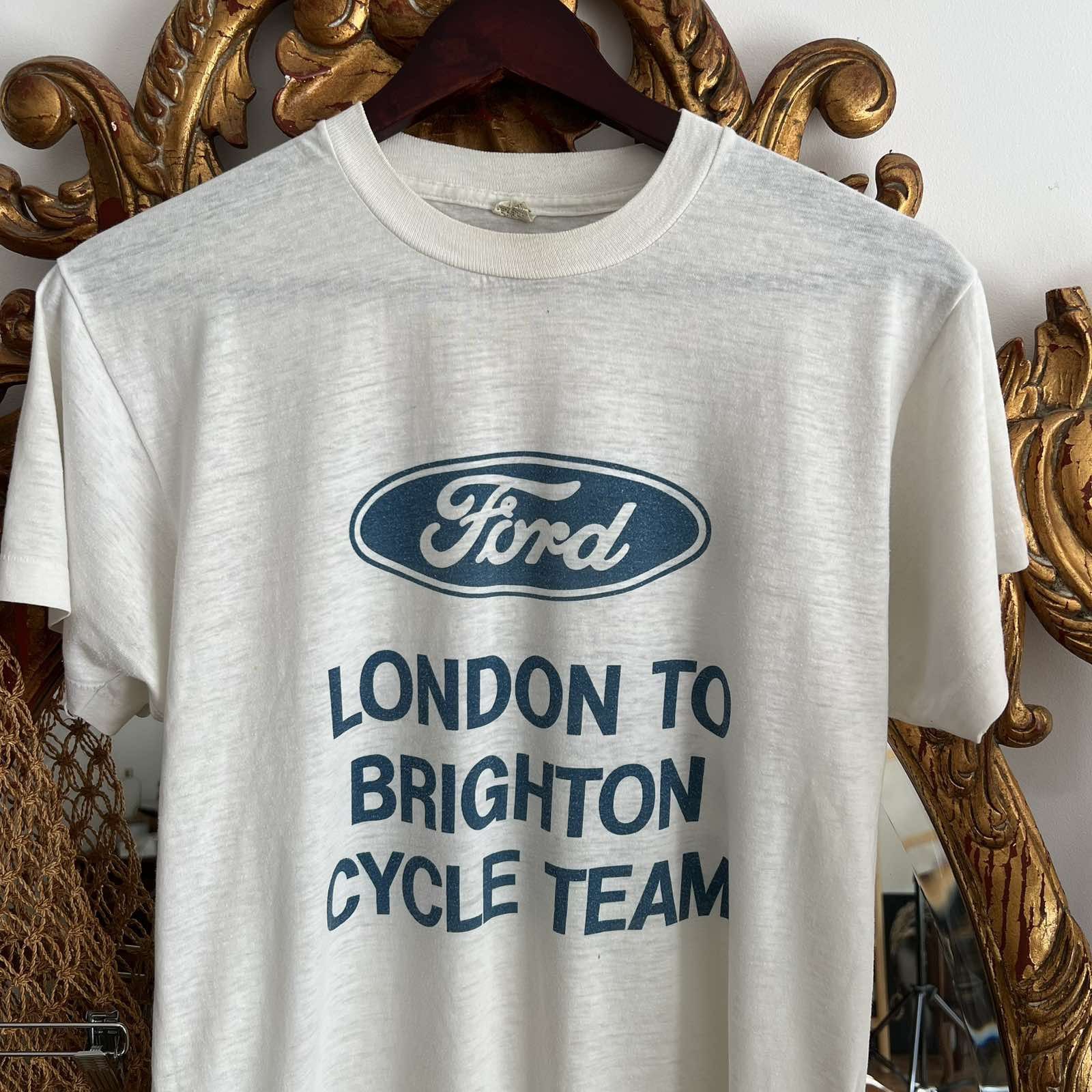Ford × Vintage Vintage 80s Ford Racing Plant Shirt Factory Employee Tee Size US M / EU 48-50 / 2 - 3 Thumbnail
