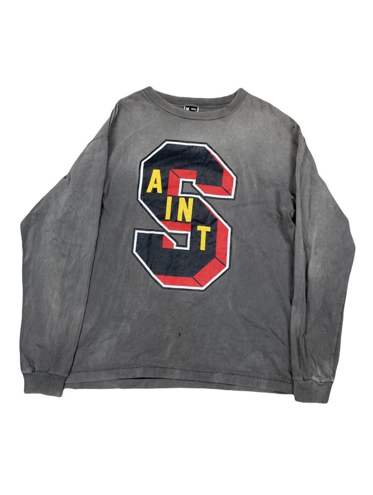 【Saint Michael】 DENIM TEARS LONG SLEEVE Saint Michael Denim Tears Sweatshirt – Justin Reed