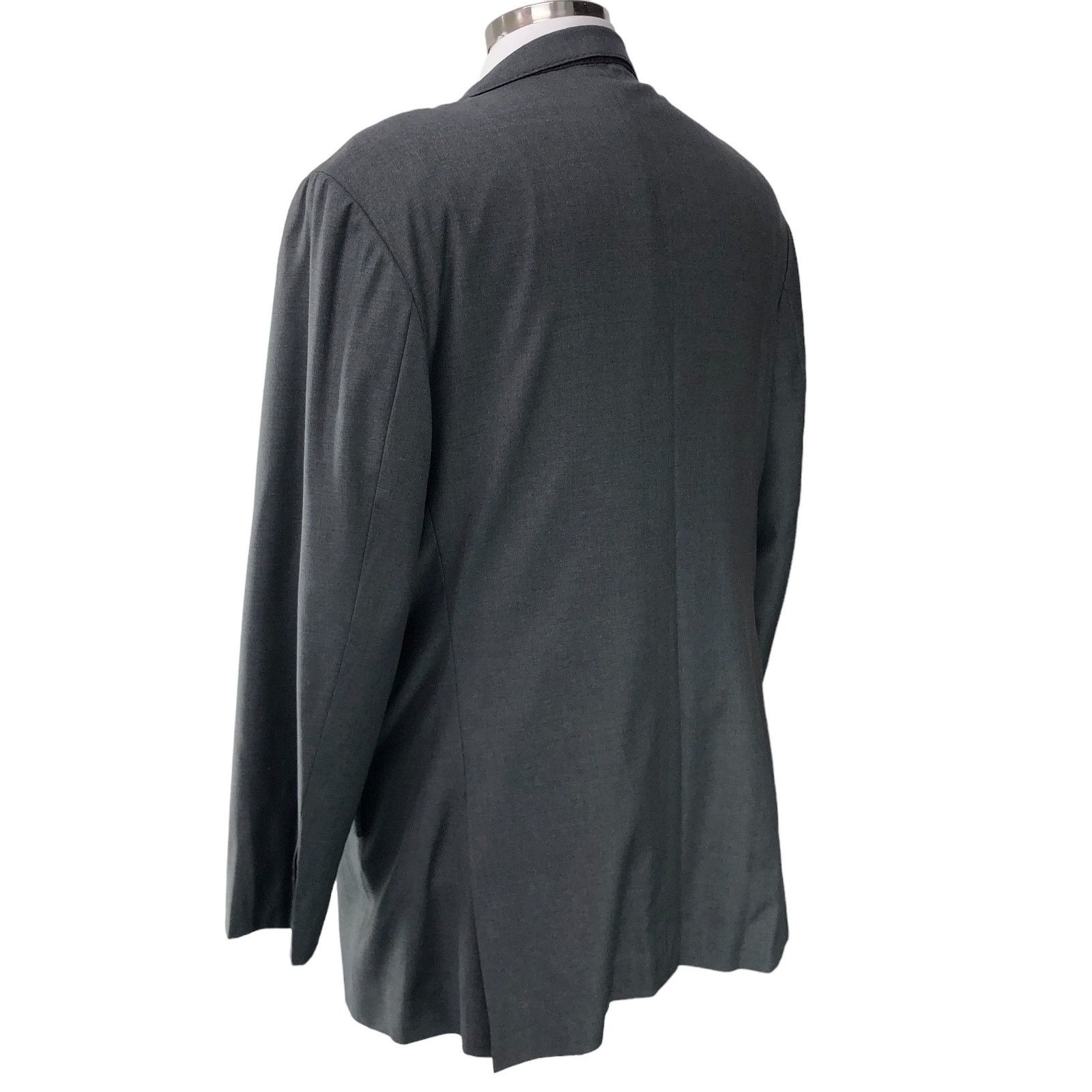 Other Elevee Mens Size 44L Bespoke Sport Coat Blazer Jacket Gray Size 44L - 6 Thumbnail