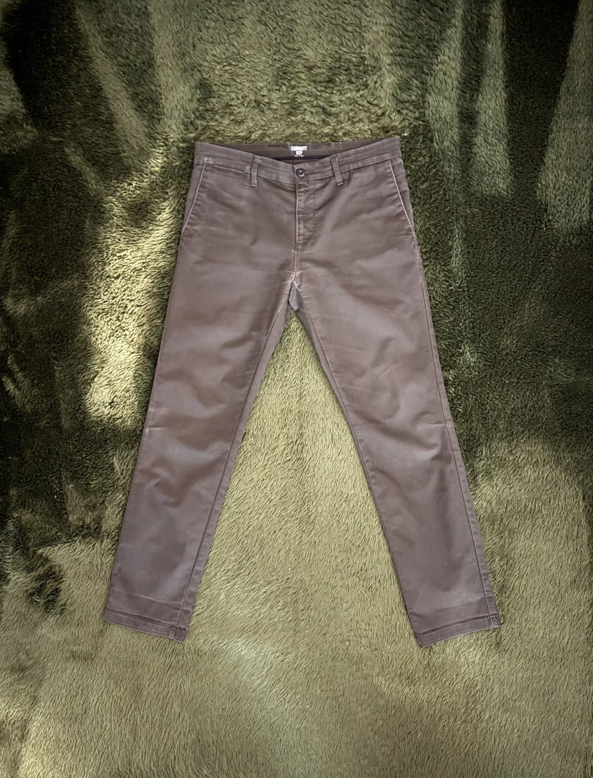 Carhartt Wip [34x32] Carhartt WIP Sid Pants Olive Size US 34 / EU 50 - 1 Thumbnail