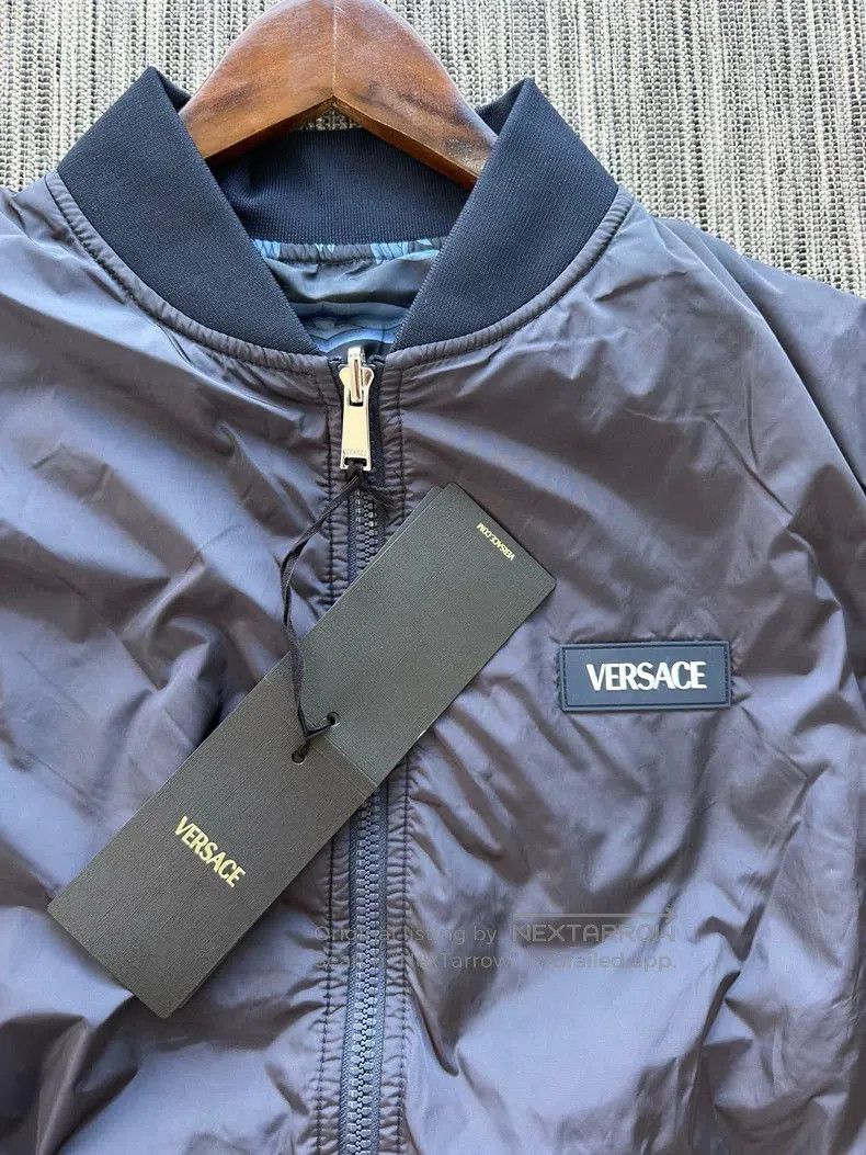 Versace Versace Reversible cotton jacket Size US L / EU 52-54 / 3 - 3 Thumbnail